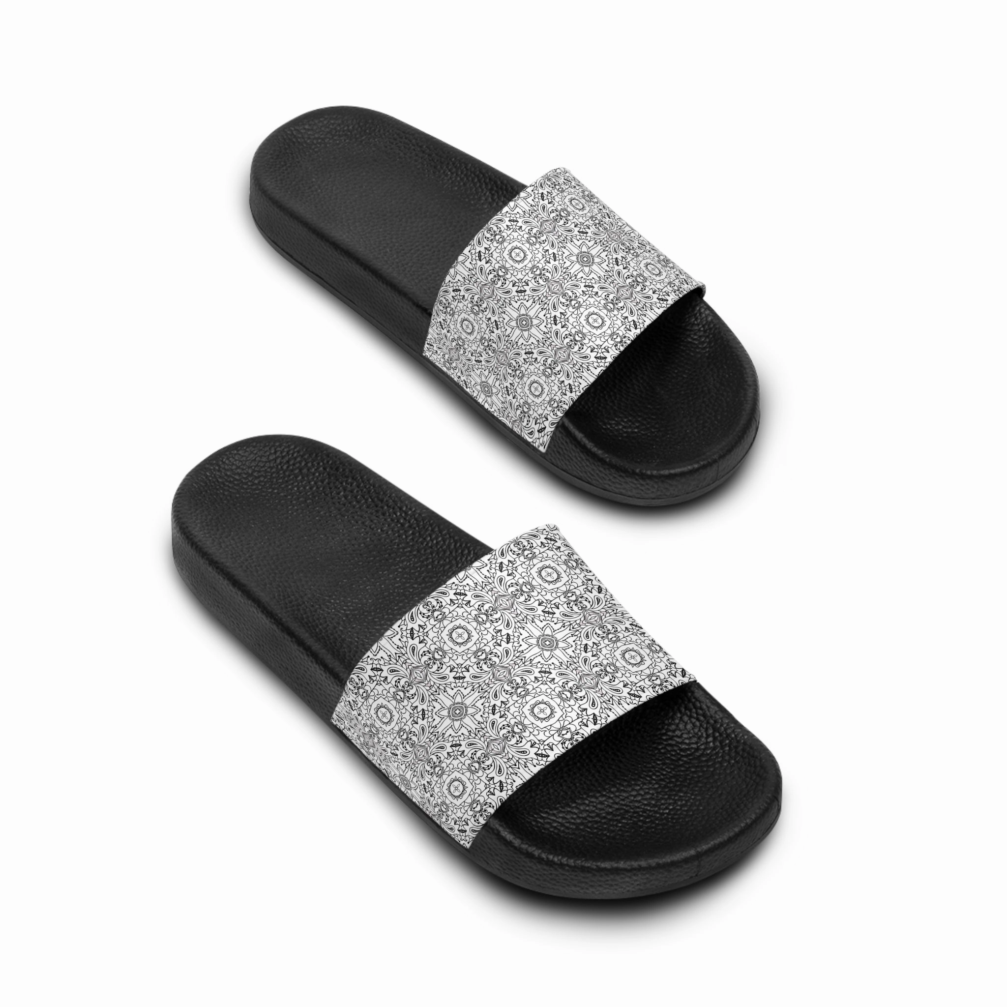 Sandals Royal Bahamian Nassau Bahamas Chic Women's Slide Sandals, Comfortable Pool Shoes, Stylish House Slippers, Trendy Summer Footwear, Spa Sandals, Vacation Ready