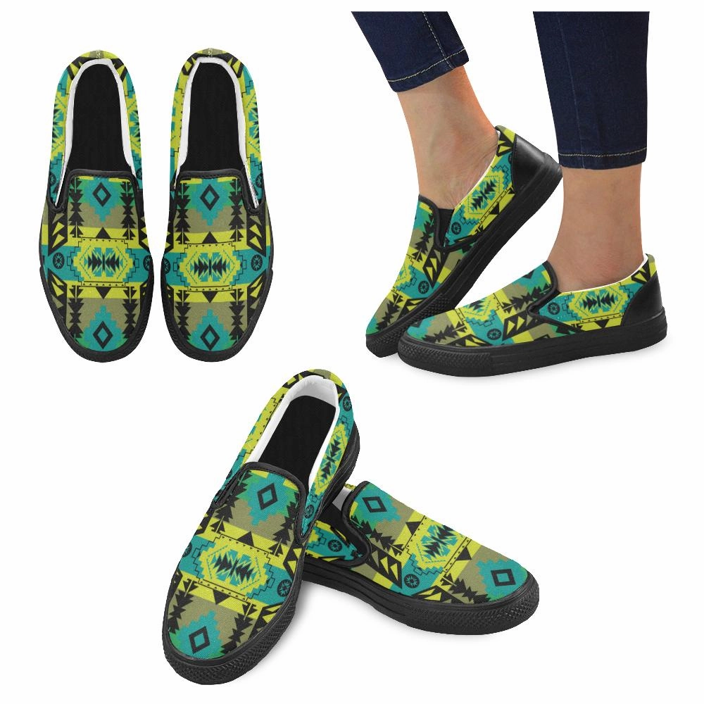 Chiefs Mountain Men's Unusual Slip-on Canvas Shoes Classic Slip-on Tiger Floral Shoe