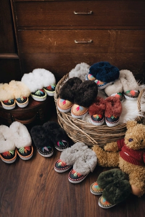 Children's Sheepskin Slippers - Lucky Dip Best Shower Slippers