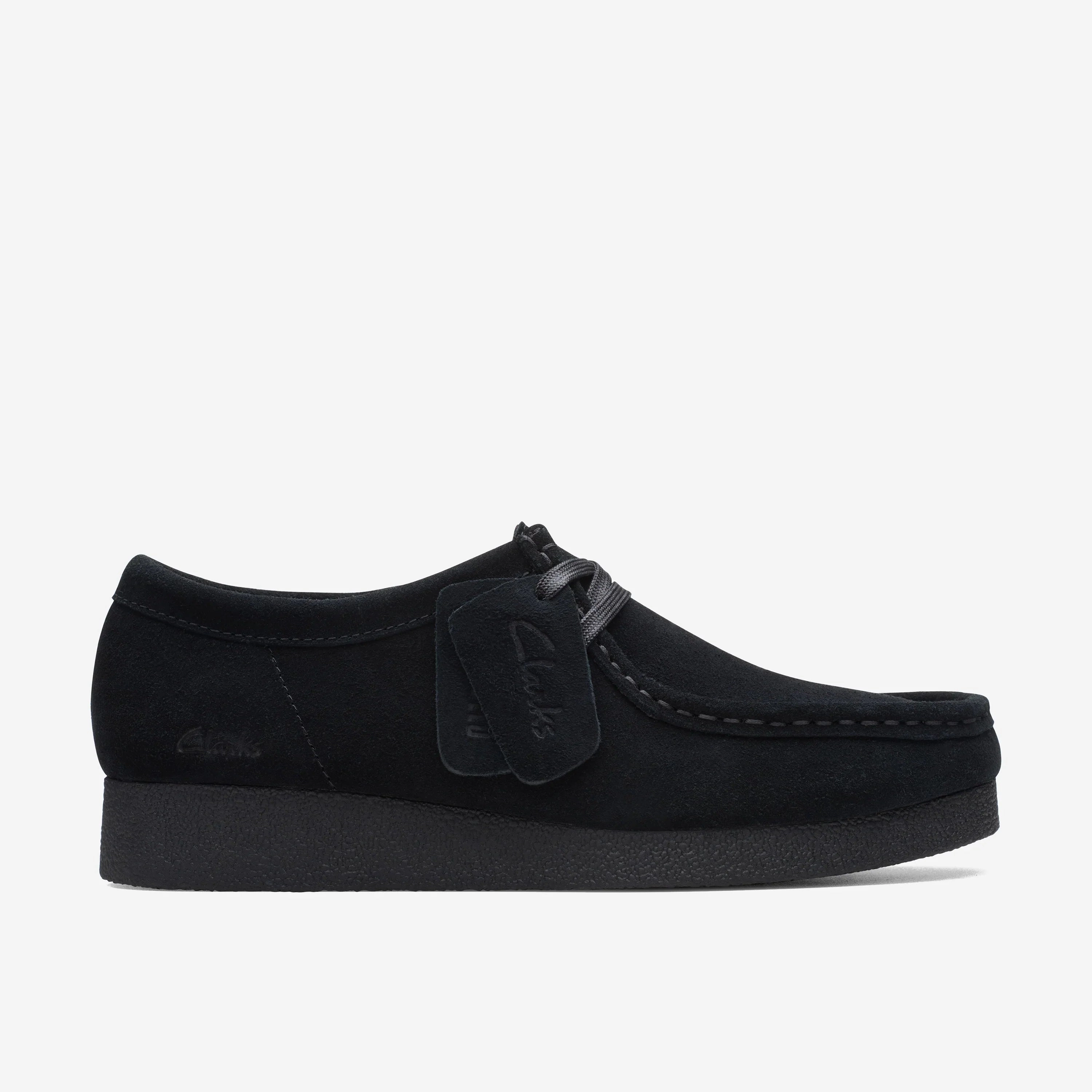 CLARKS | CASUAL SHOES | WOMEN | WALLABEEEVOSH BLACK SUEDE Go Walk 5 Slip-on Casual Walking Shoe