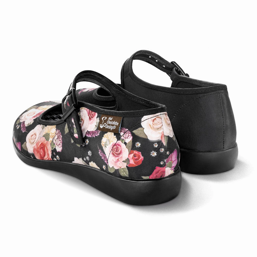Chocolaticas Velvet Garden Women's Mary Jane Flat Flat Loafer Shoes