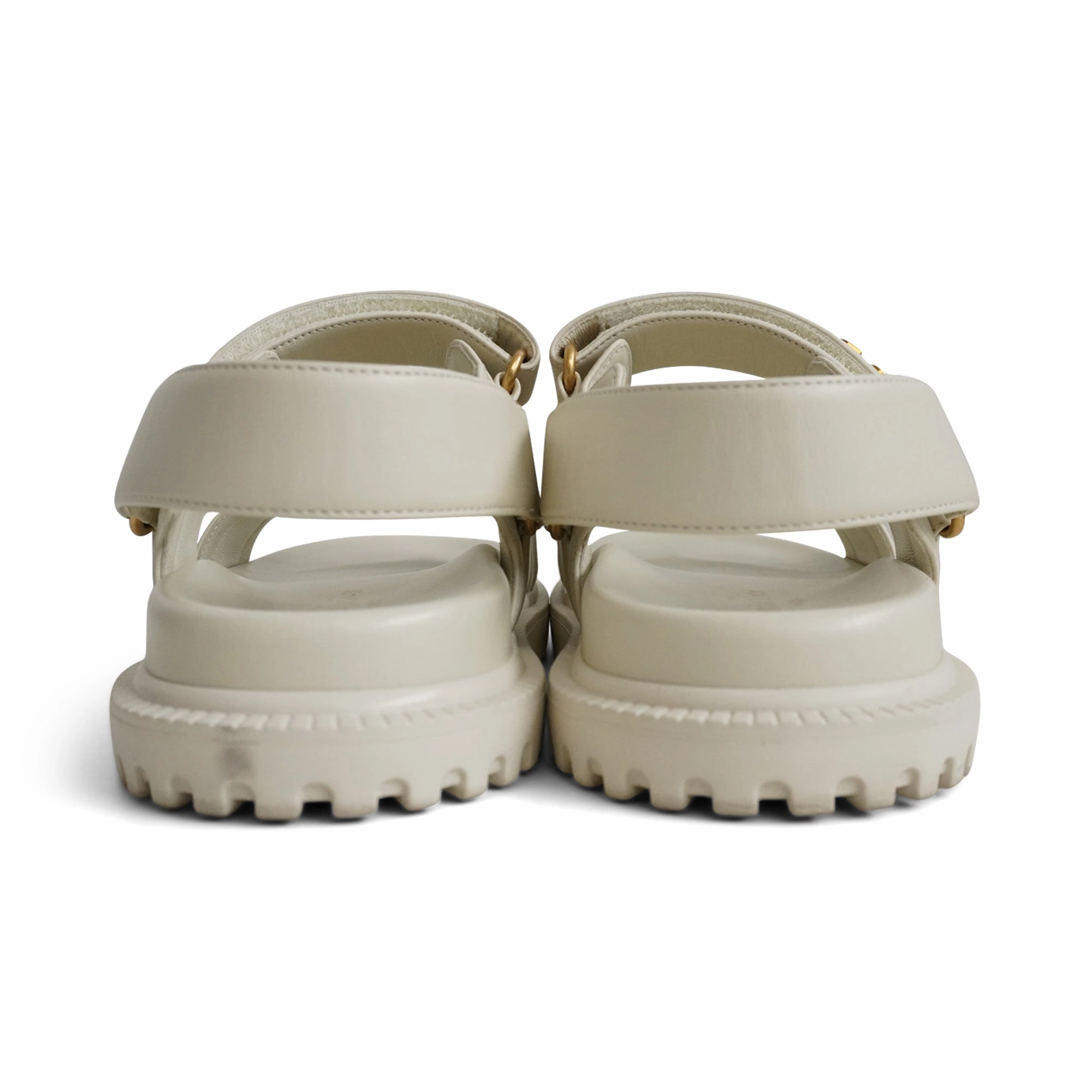 Christian Dior 'Dioract' Sandals - Women's 36.5 Patent Leather Sandals