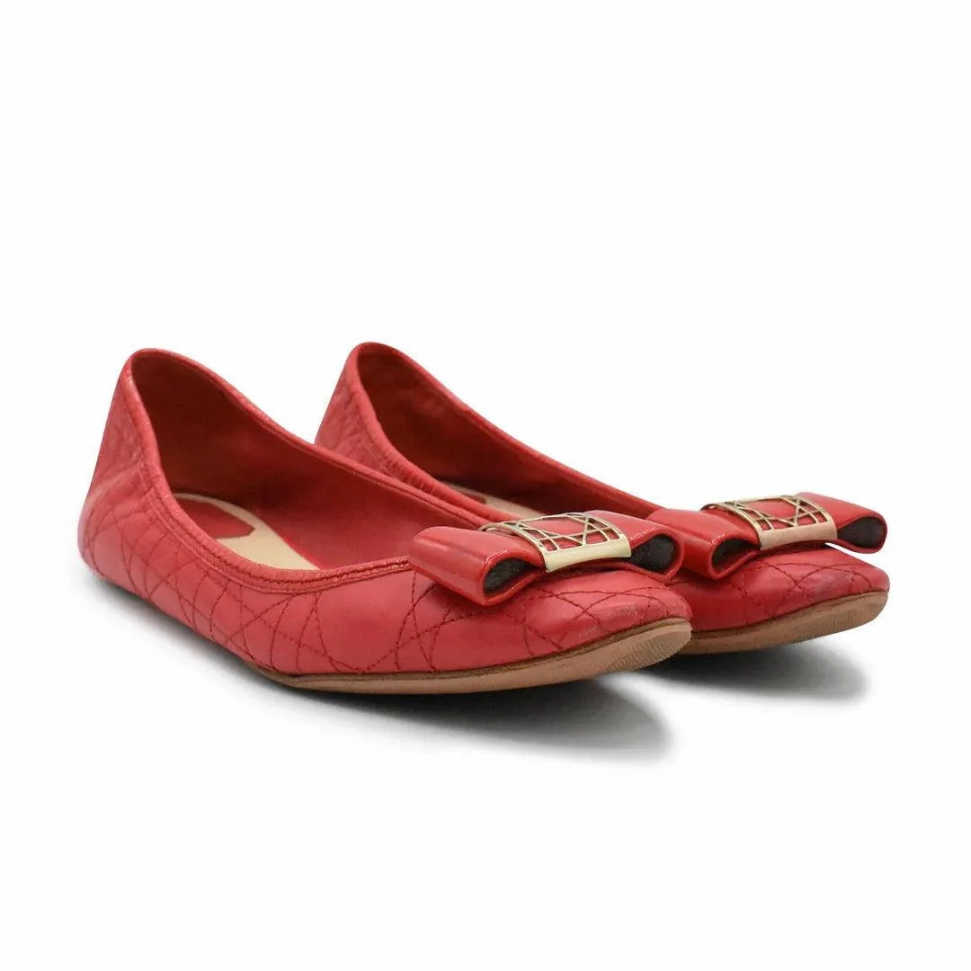 Christian Dior Flats - Women's 37.5 Unisa Flat Shoes