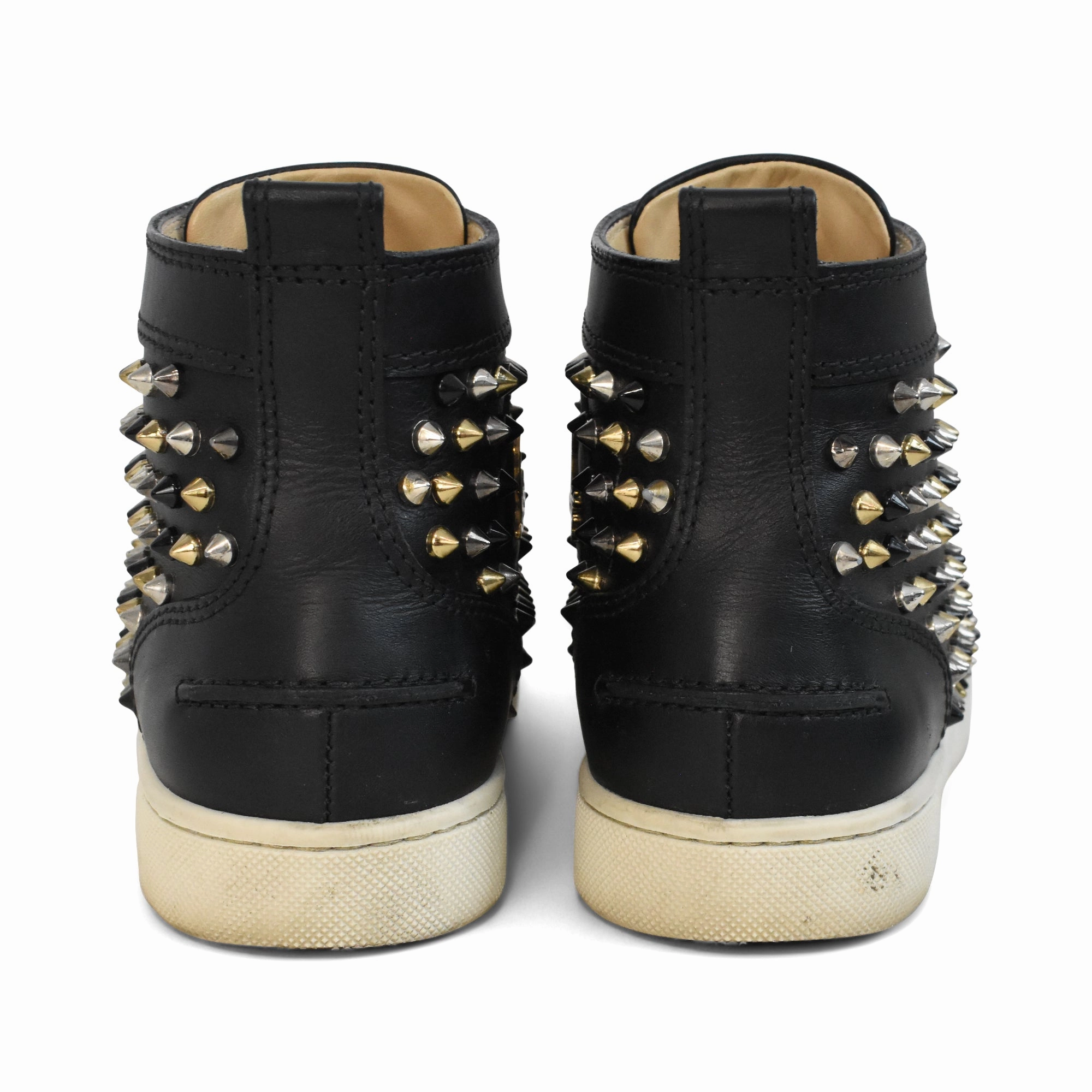 High Boots Block Heel Christian Louboutin High-Top Sneakers - Women's 38