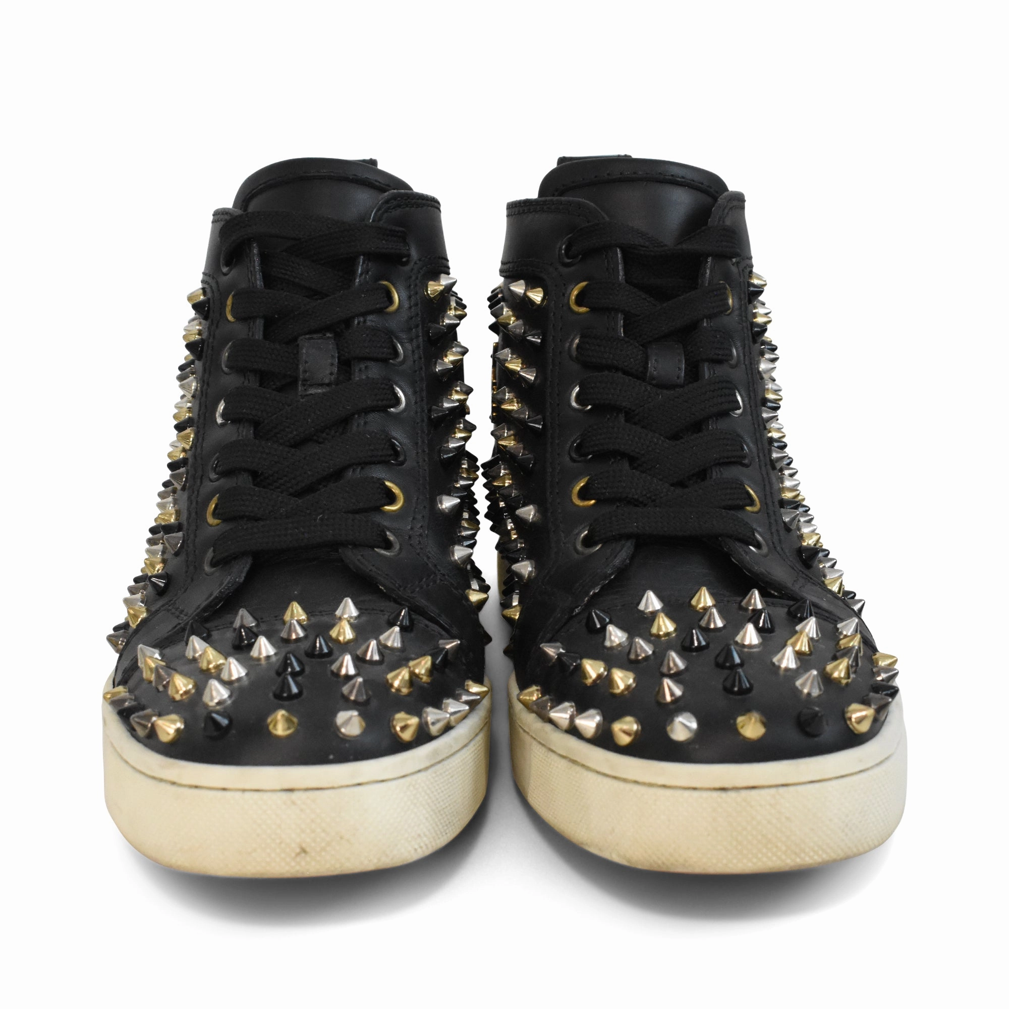 Christian Louboutin High-Top Sneakers - Women's 38 Pornstar High Heels