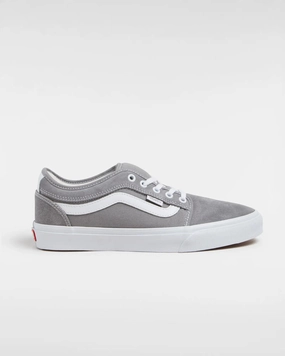 Chukka Low Sidestripe Shoes in Light Grey Essie Slippers