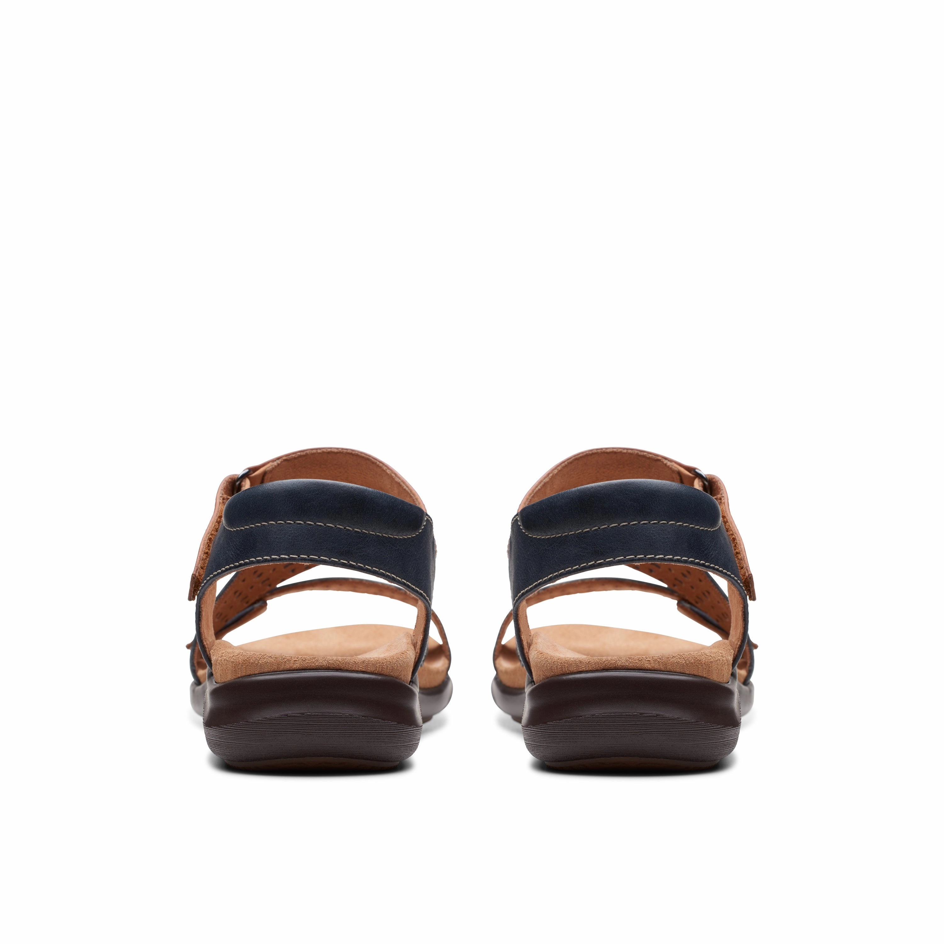 Sandals La Toc Location CLARKS | CASUAL SANDALS | WOMEN | KITLY WAY NAVY LEATHER | BLUE