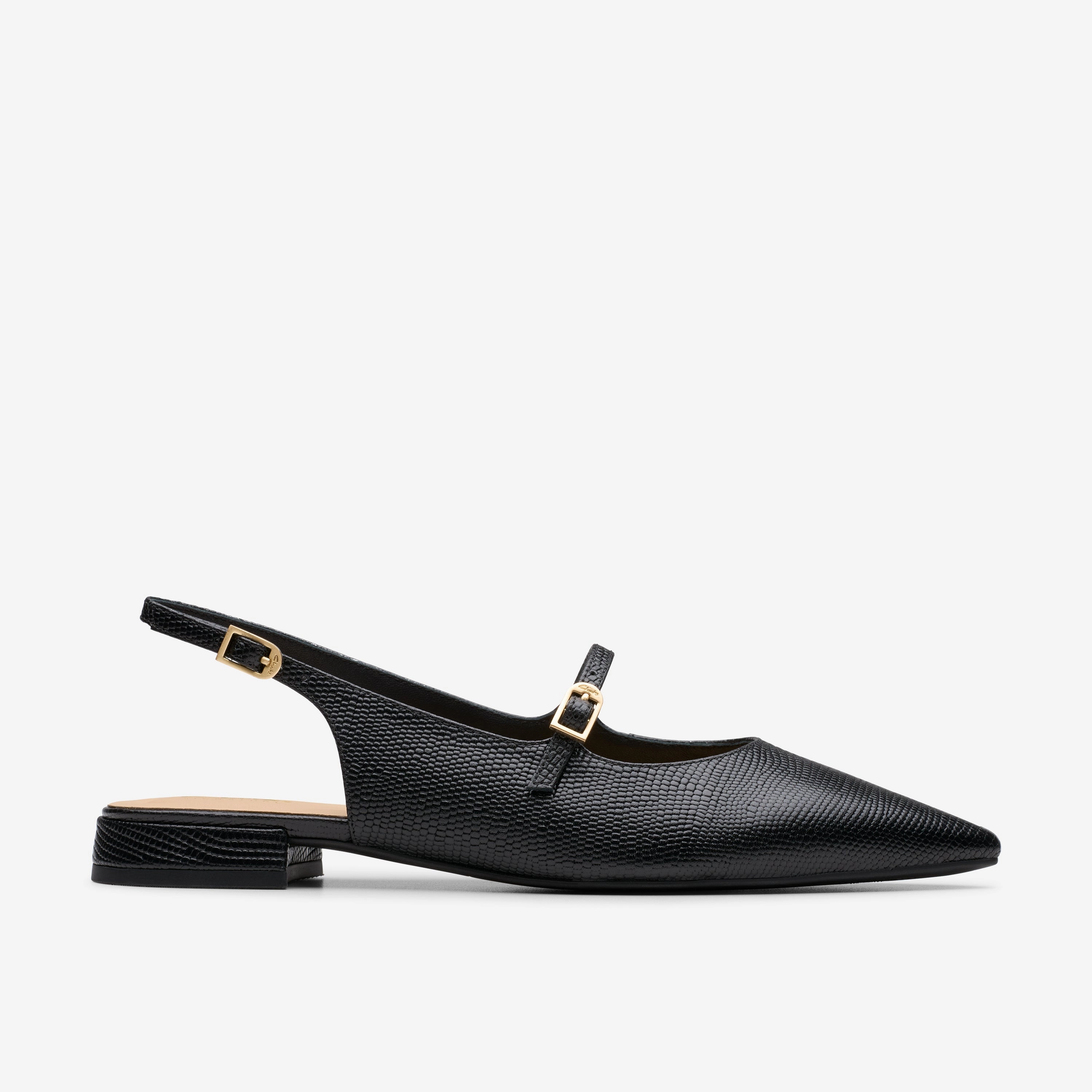 Sb Casual Shoes CLARKS | CASUAL SHOES | WOMEN | SENSA15 SHINE BLACK INTEREST