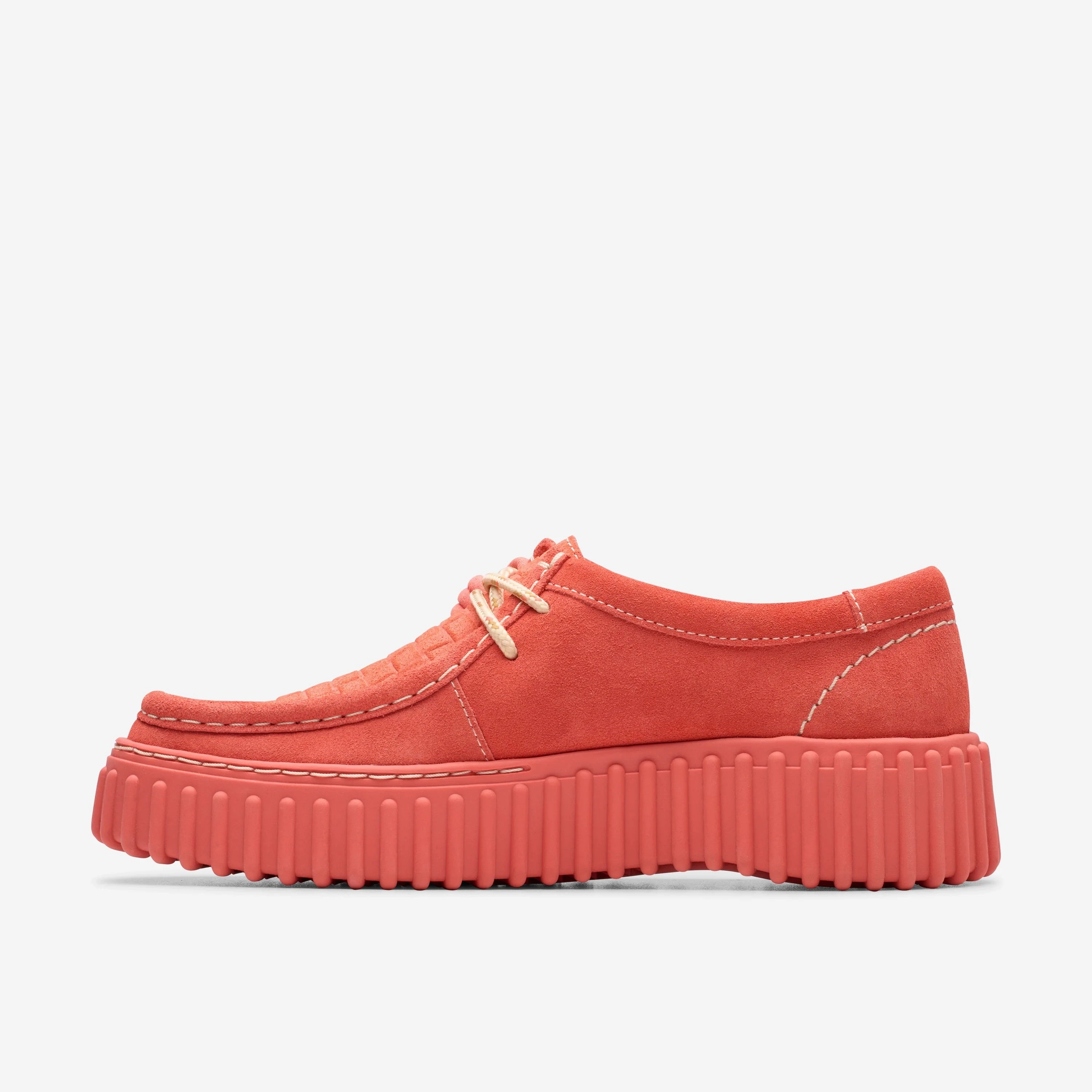 Flyknit Casual Shoes CLARKS | CASUAL SHOES | WOMEN | TORHILL BEE CORAL SUEDE