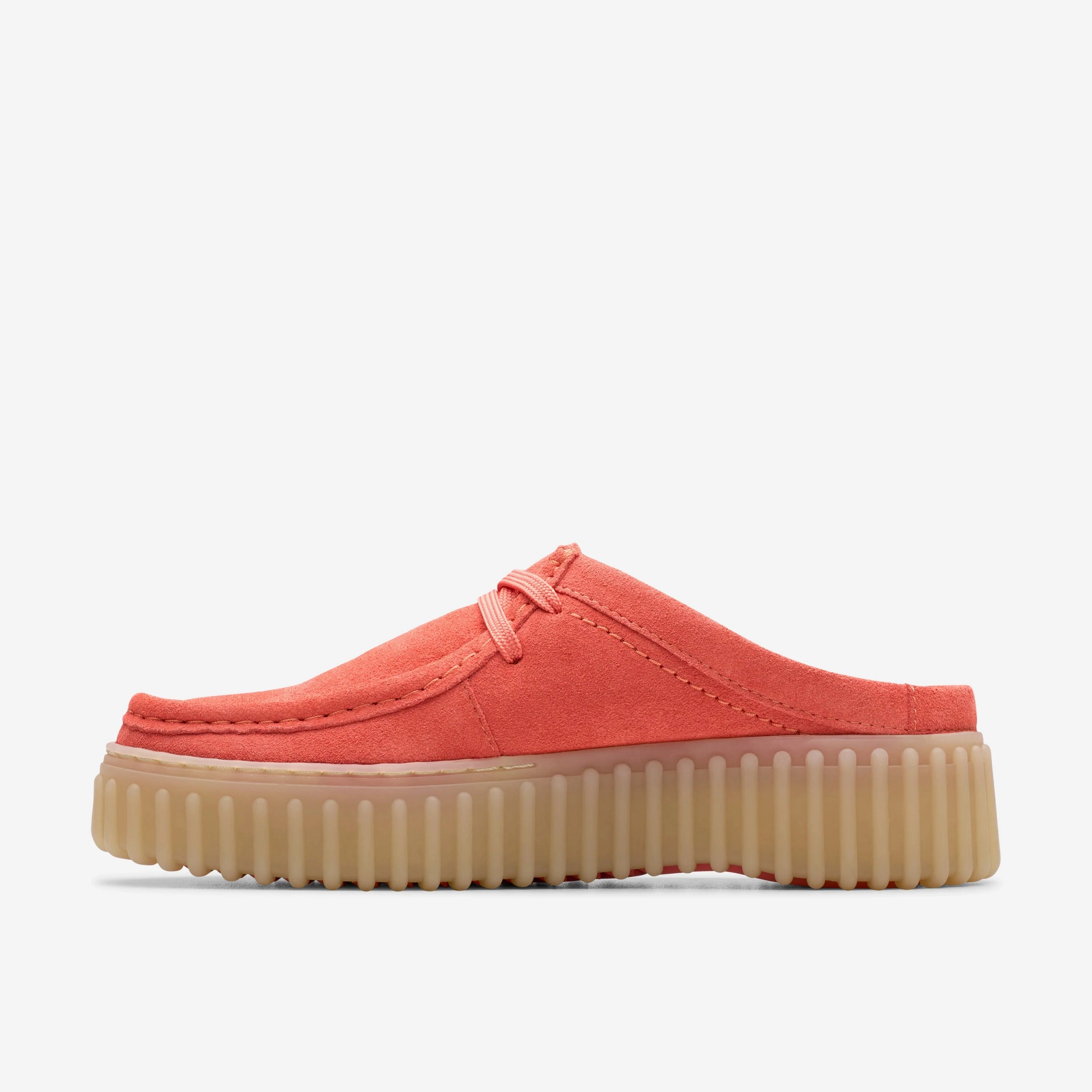 CLARKS | CASUAL SHOES | WOMEN | TORHILL MULE CORAL SUEDE Samoa Casual Shoes