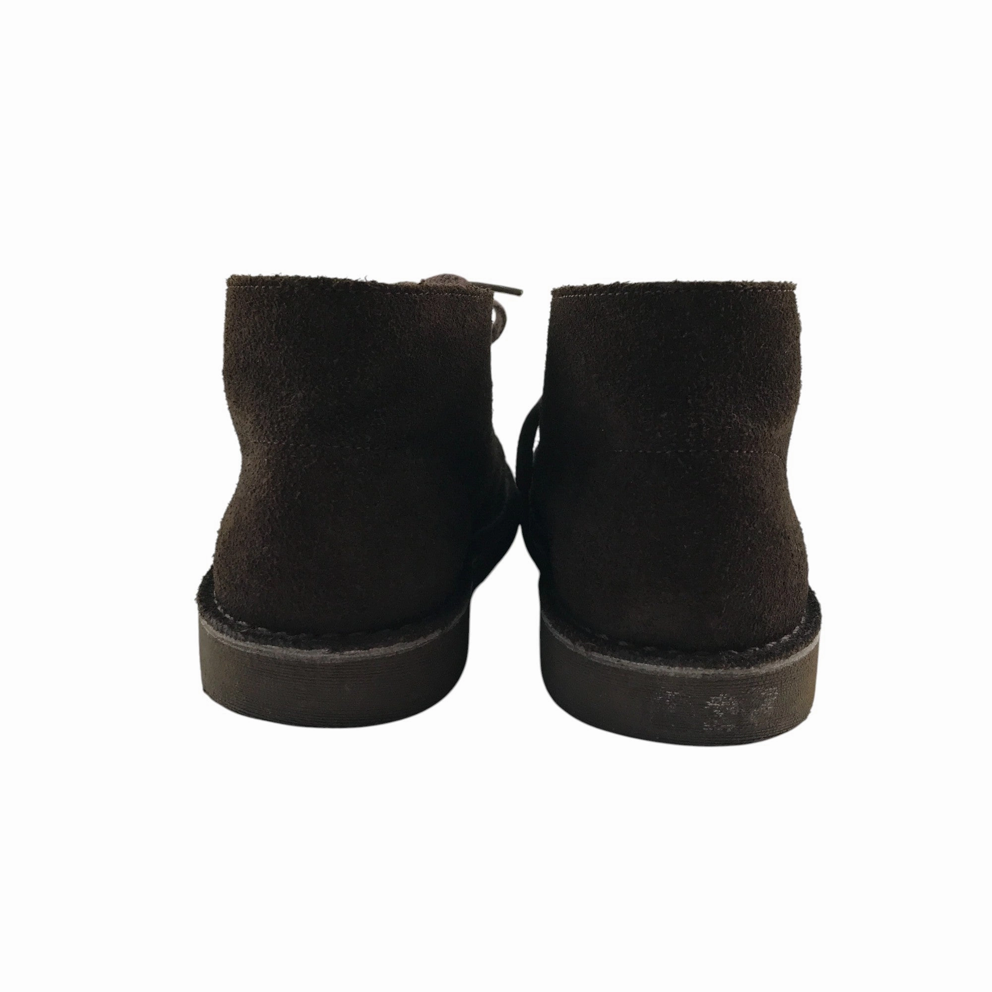 Agave Boots Clarks shoes shoe size 2 brown suede leather boots with laces