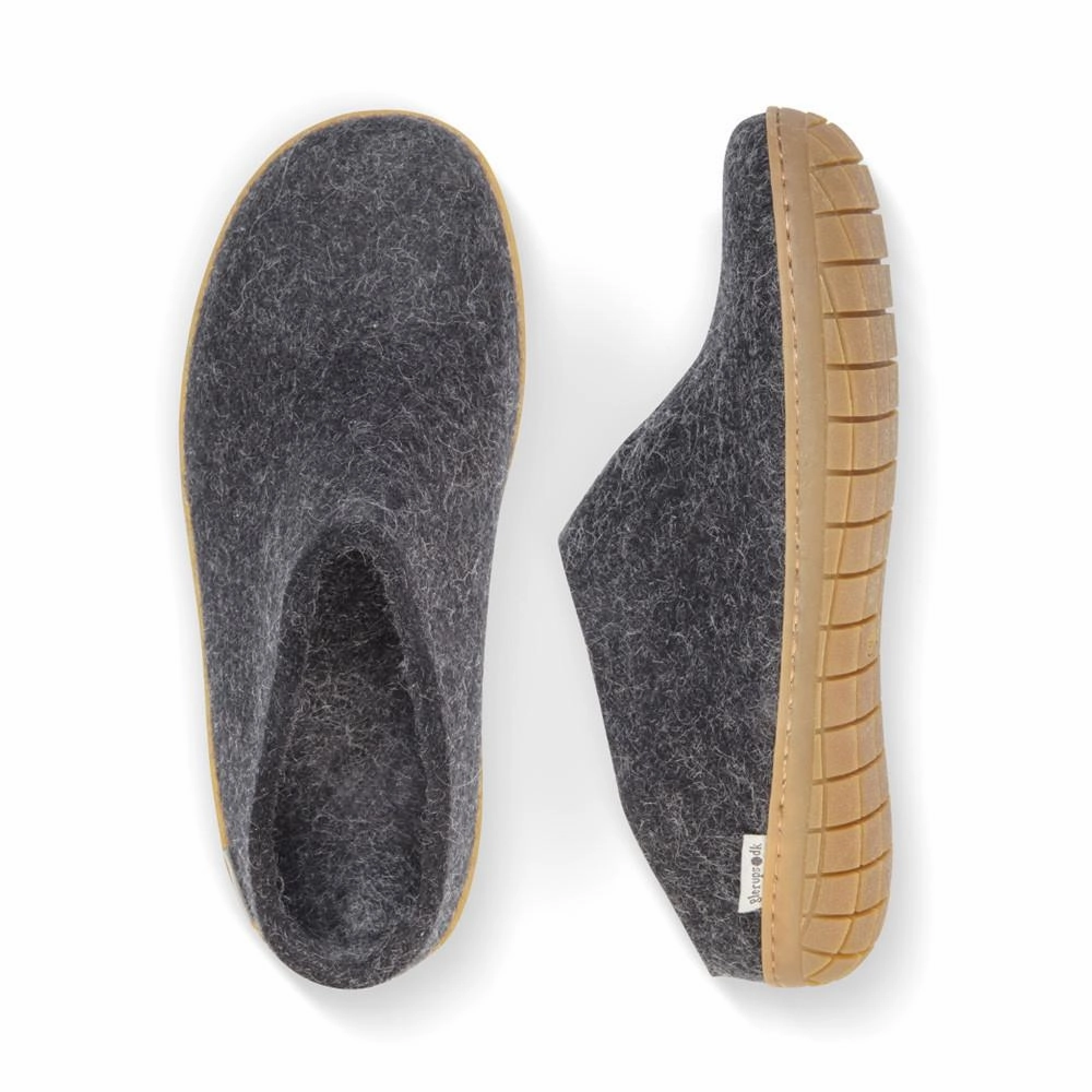 Glerups Leather Slip On Gremlin Slippers