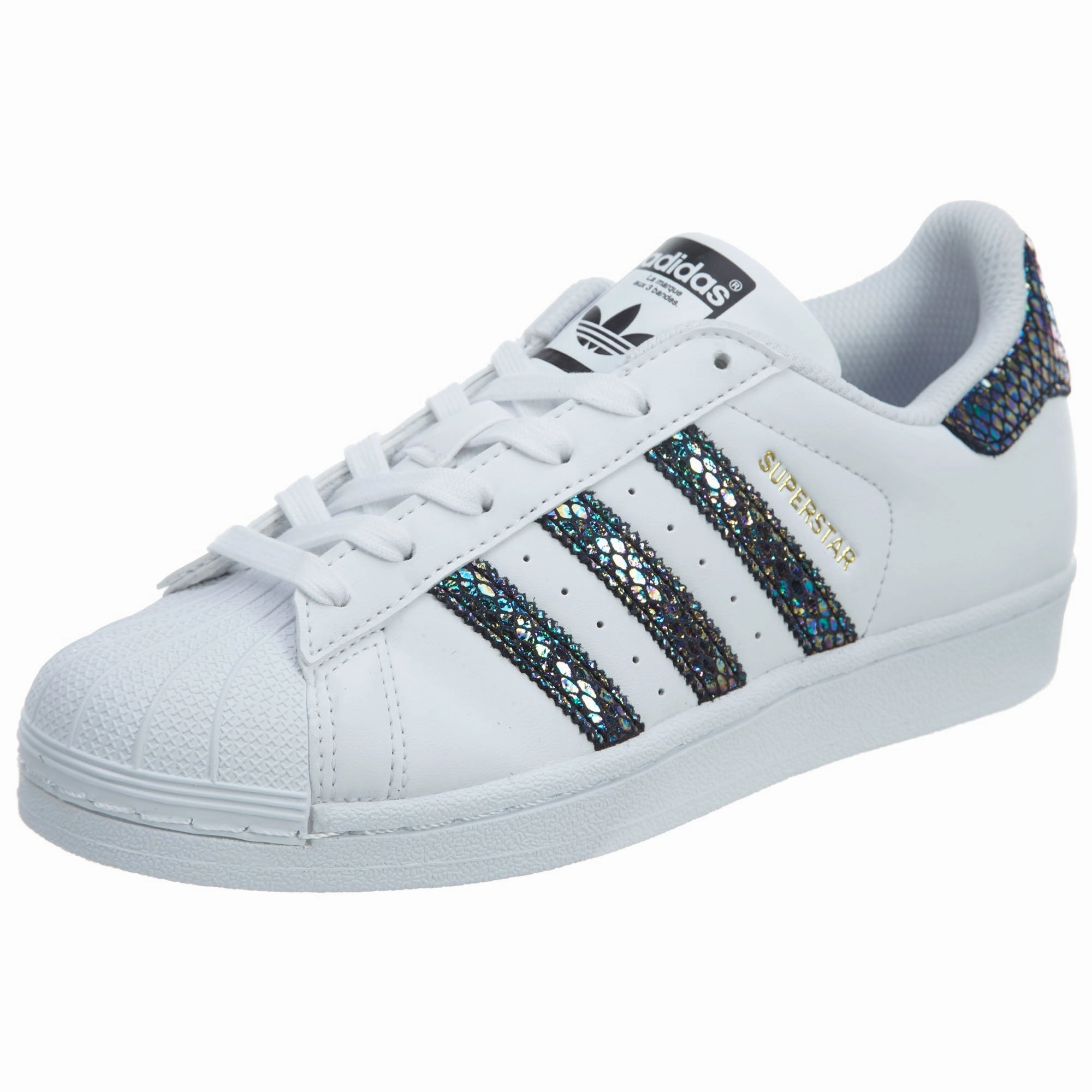 Sneakers With Ankle Support Adidas Superstar Metallic Snake Big Kids Style : S76352
