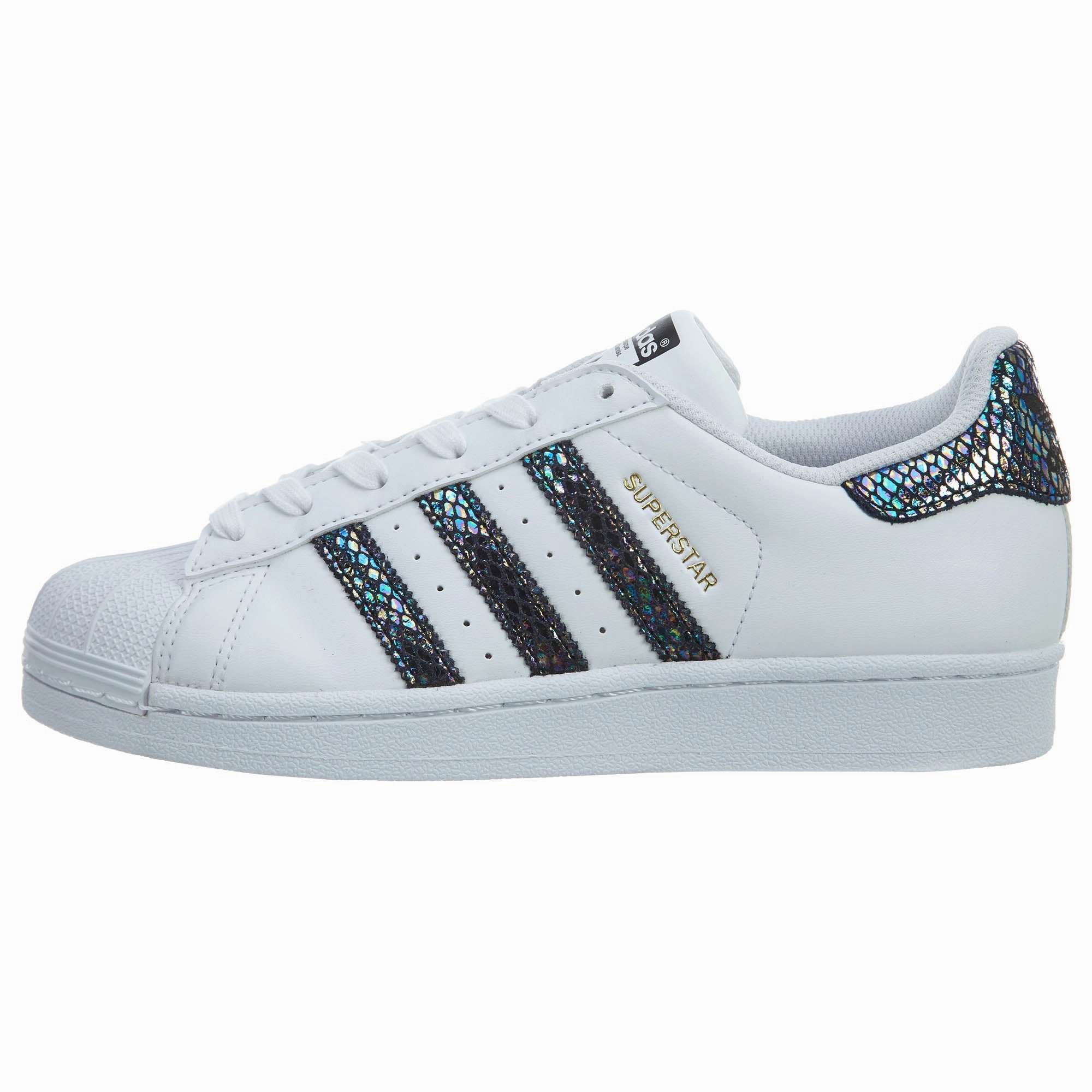 Weight Sneakers Adidas Superstar Metallic Snake Big Kids Style : S76352