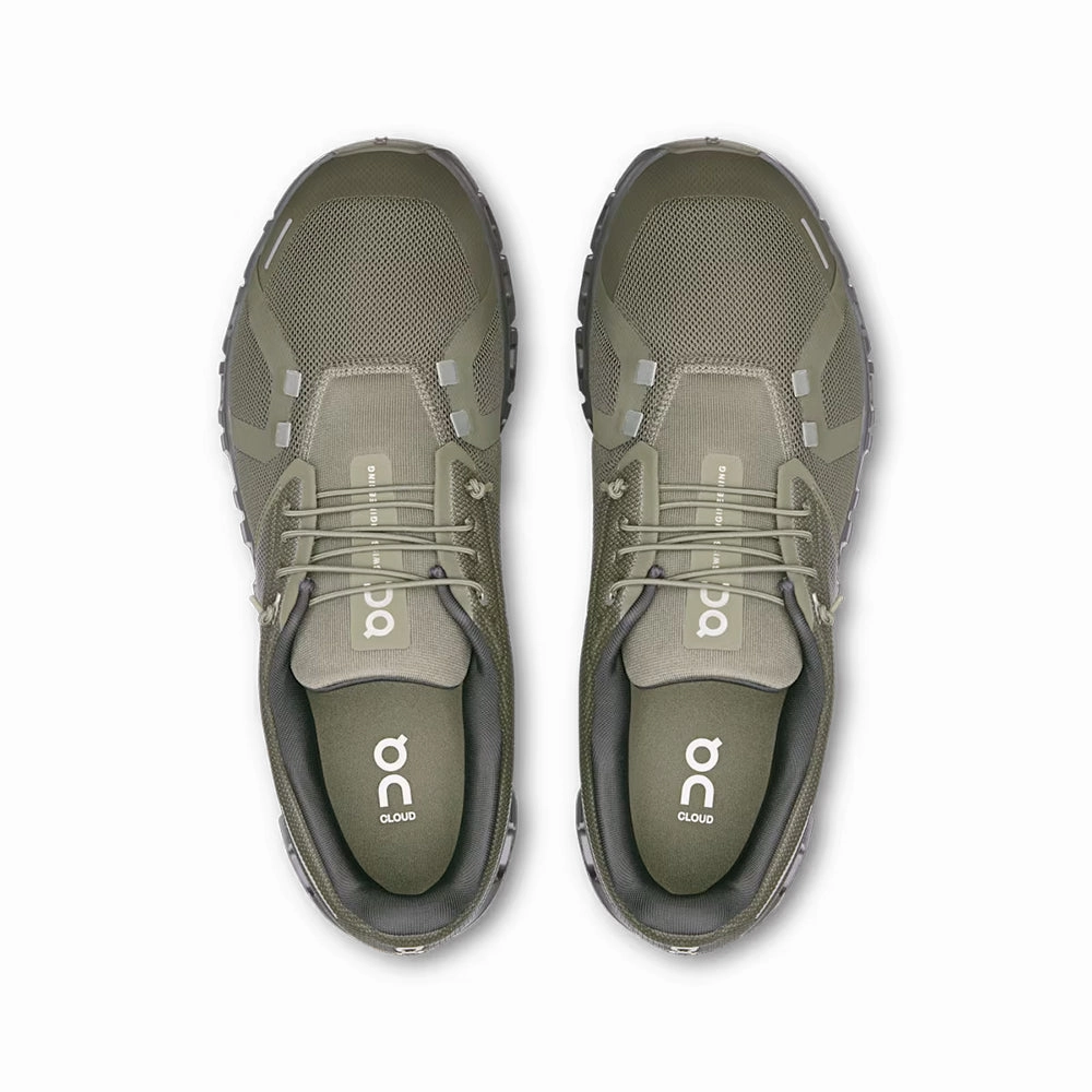 Brown Shoes Slip On Cloud 6 Mens - Olive / Eclipse