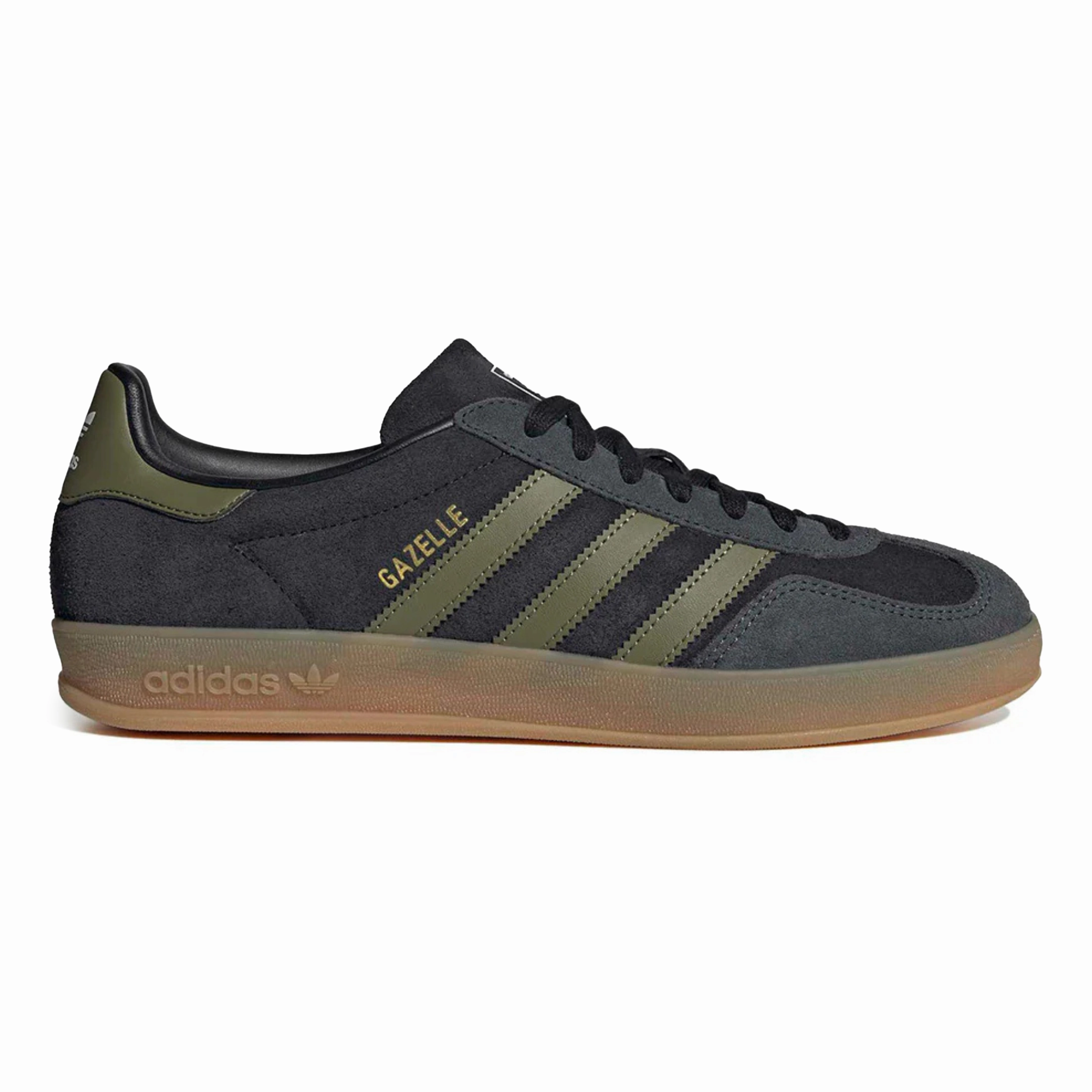 Best Casual Shoe Brands Adidas Men's Gazelle Indoor Black/Focus Olive/Carbon