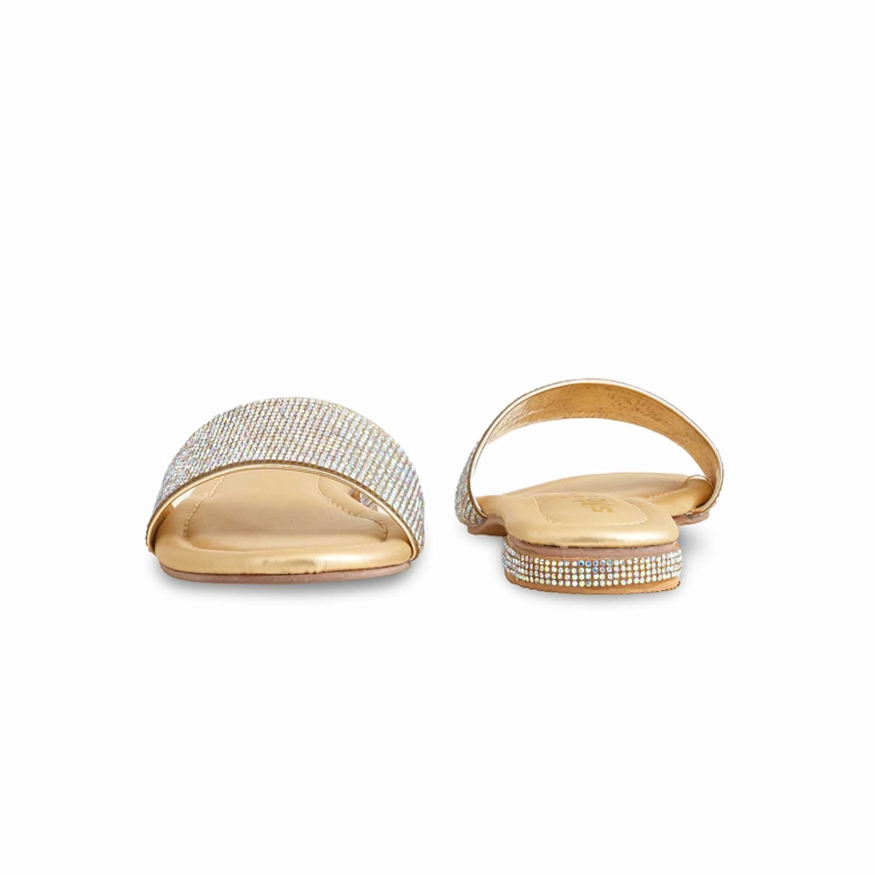 Vera Slippers Girls Golden Fancy Slipper KD5543