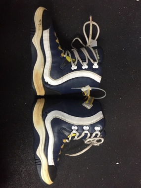 Used Thinsulate Function Blue/Yellow/White Mens Size 6 Snowboard Boots Iron Boots