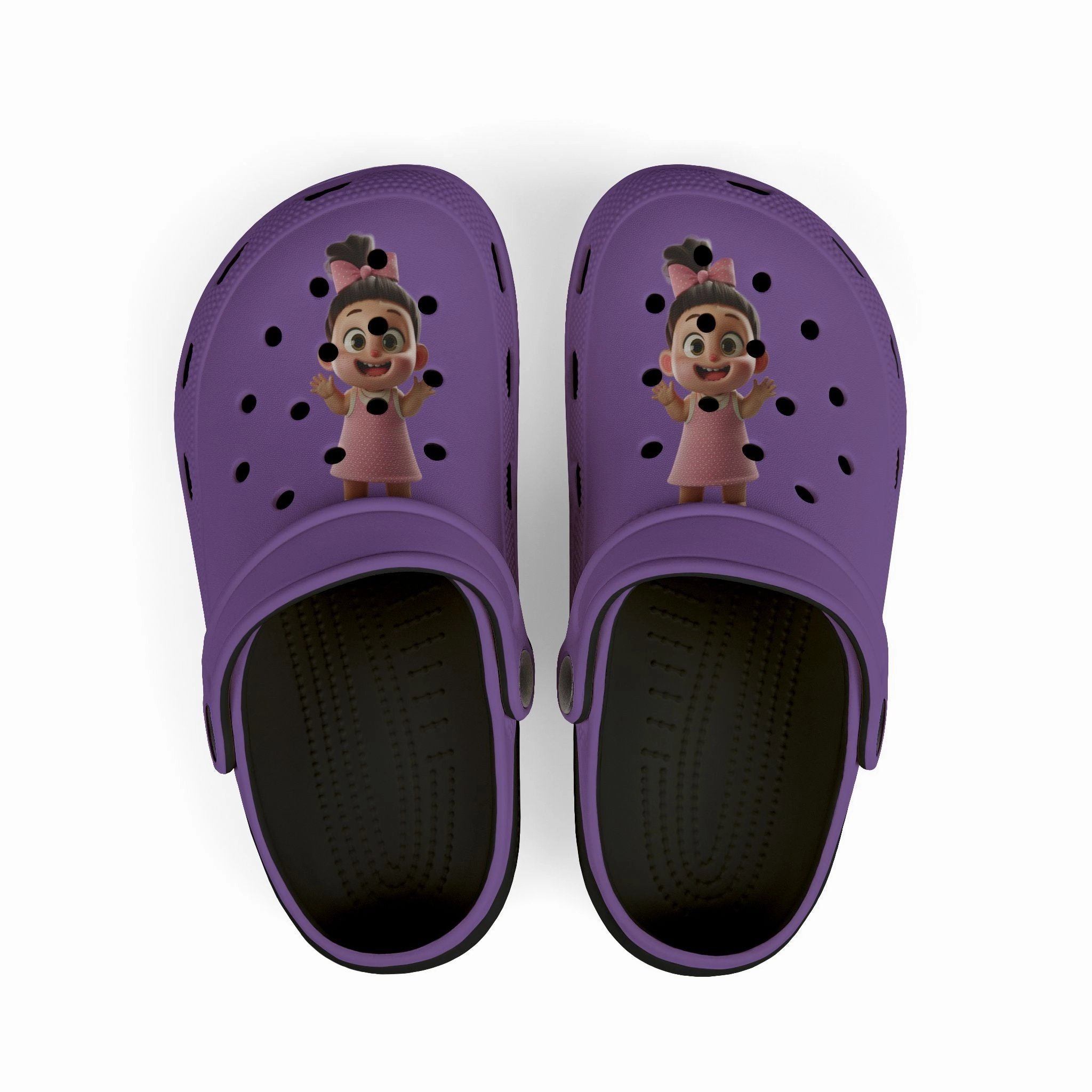 Colorful Kids EVA Foam Clogs with Fun Characters, Playful Footwear for Summer Bat Slippers
