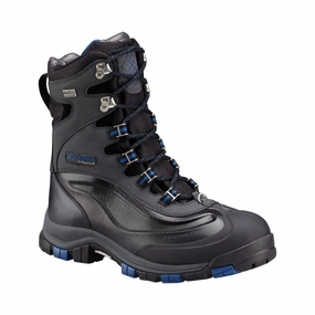 Columbia Men Black BUGABOOT PLUS TITANIUM OMNI-HEAT OUTDRY Speed Eco Waterproof Walking Shoes