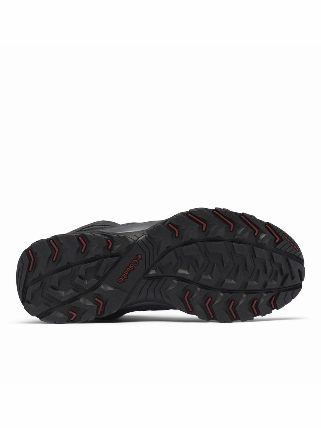 Columbia Men Black CRESTWOOD MID WATERPROOF Waterproof Trail Running Shoe