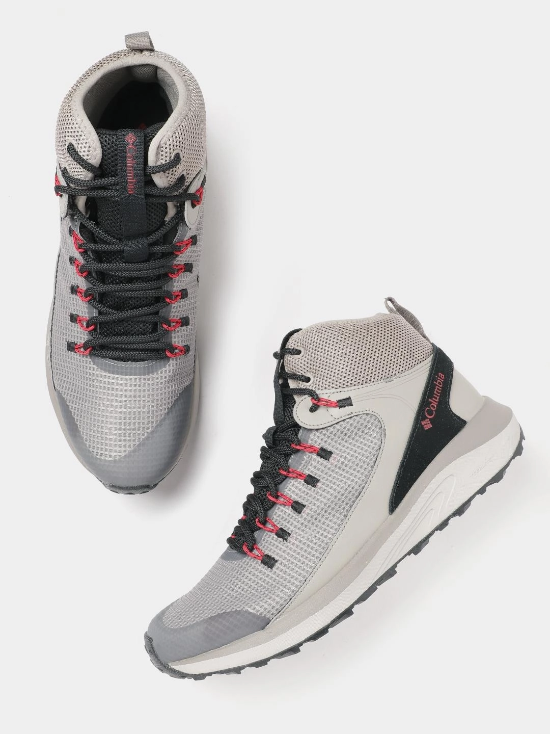 Columbia Men Black TRAILSTORM MID WATERPROOF Running Shoes Waterproof