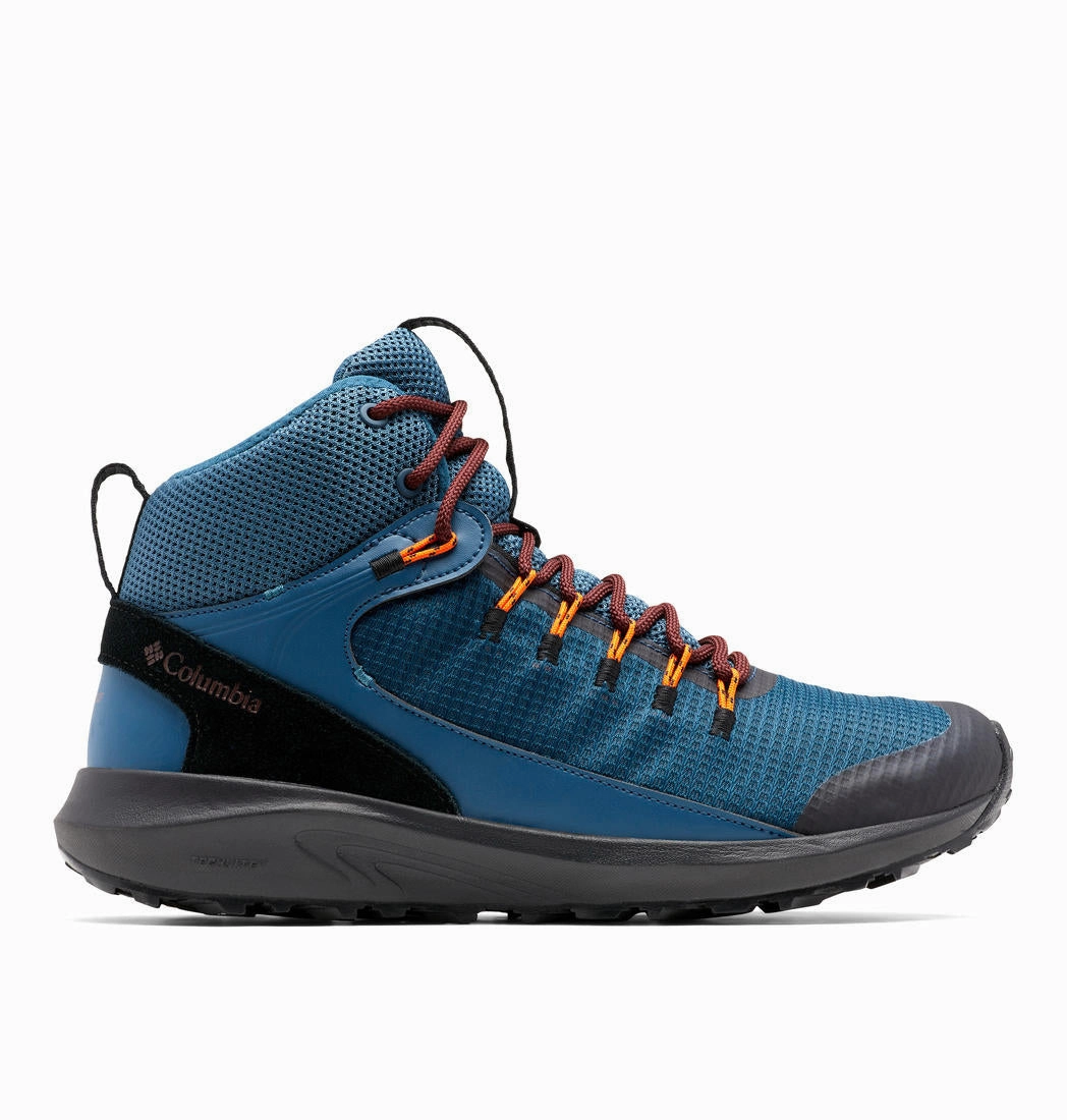 Waterproof Cloth Shoes Columbia Men Blue Trailstorm Mid Waterproof