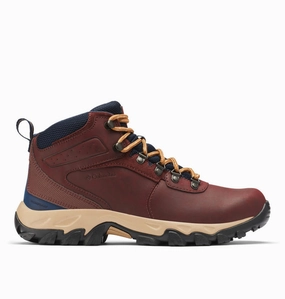 Columbia Men Brown NEWTON RIDGE PLUS II WATERPROOF Best Shoe Waterproofer