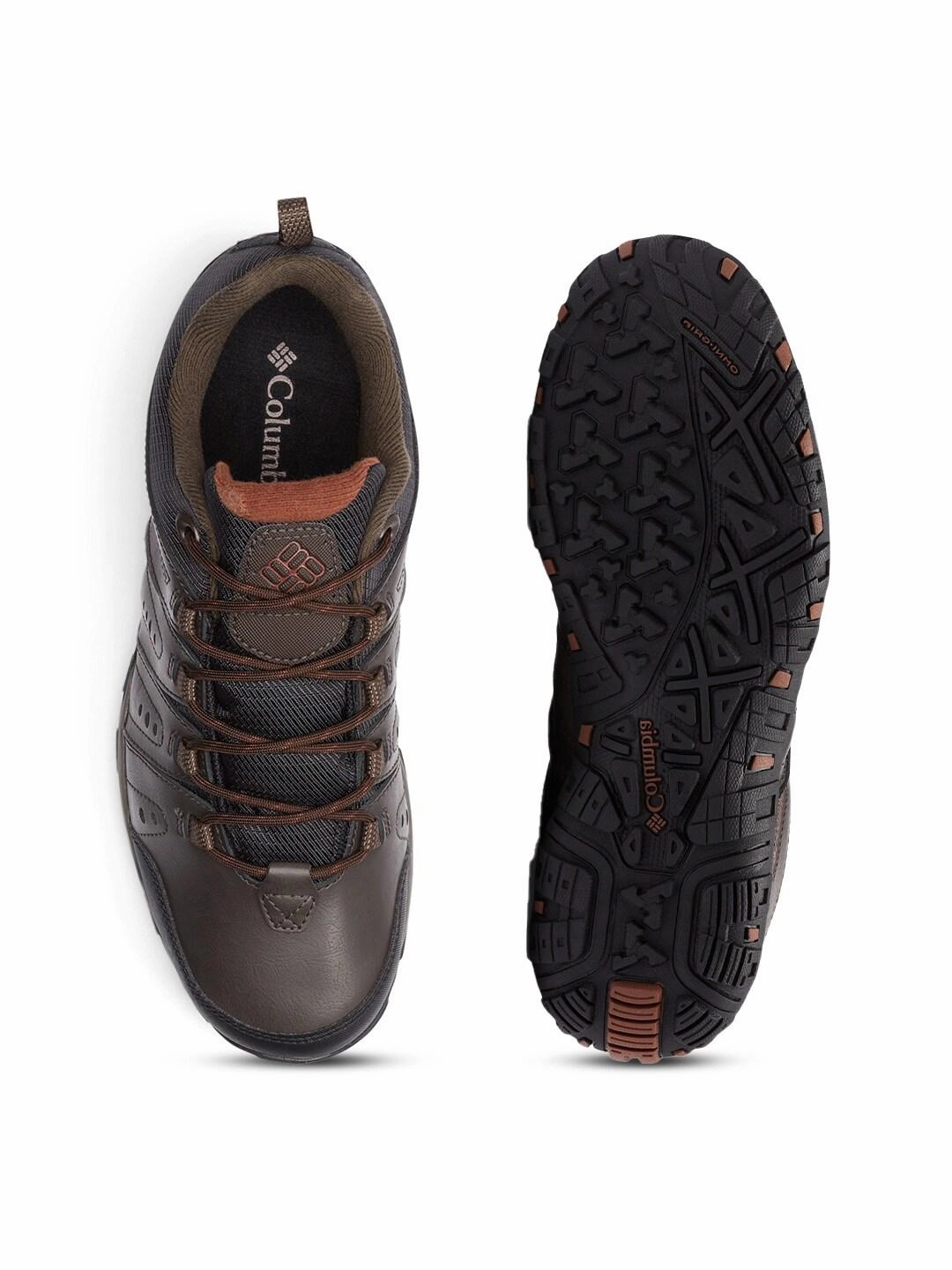 Gore Tex Waterproof Shoes Columbia Men Brown WOODBURN II WATERPROOF