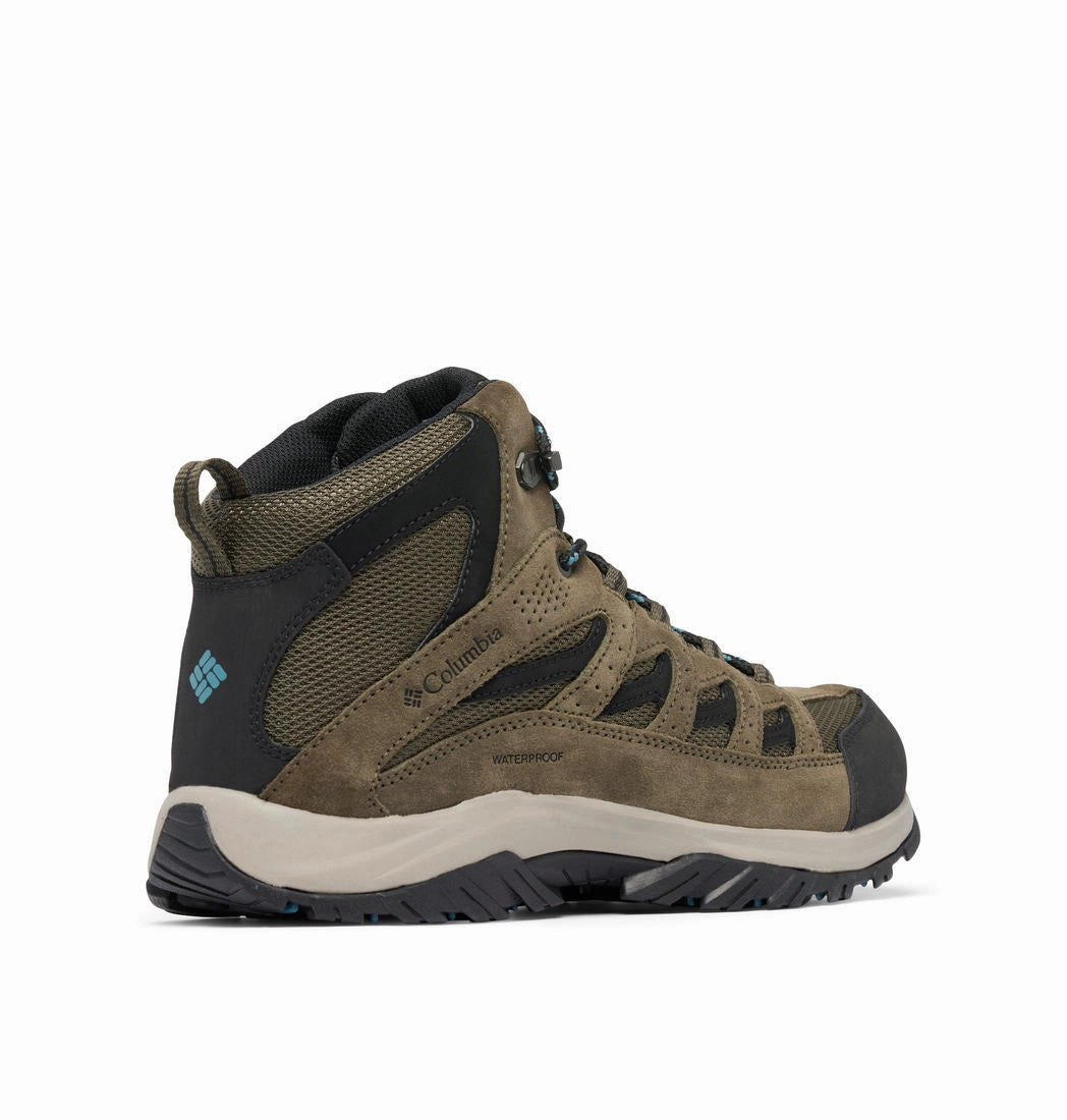 Columbia Men Green CRESTWOOD MID WATERPROOF Slip On Boat Shoes