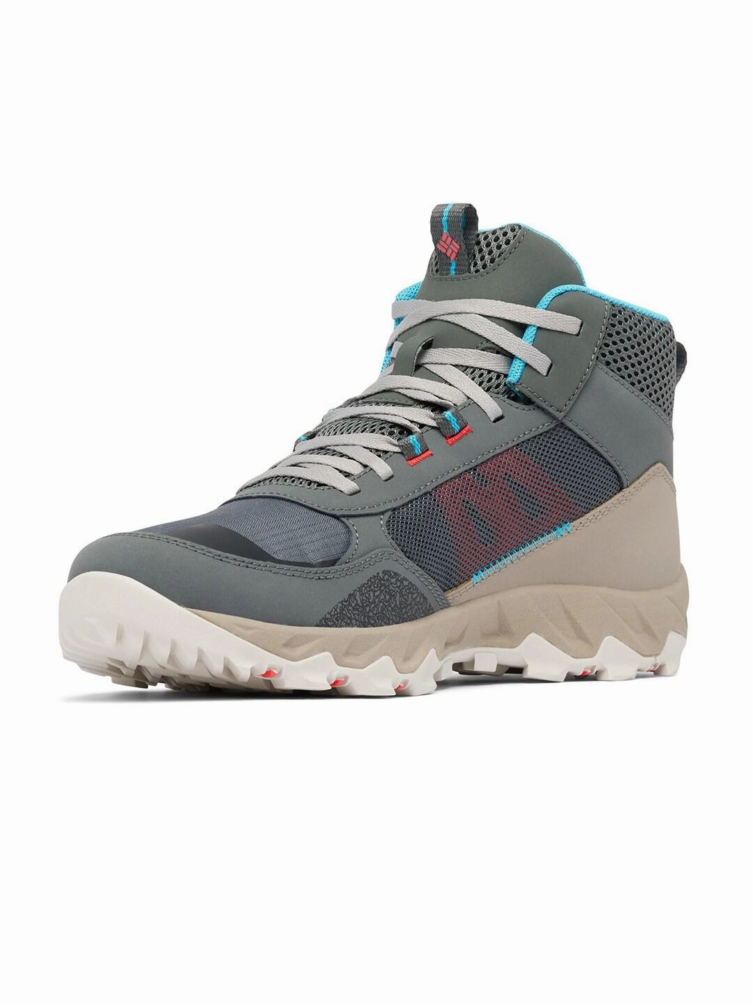 Columbia Men Grey FLOW CENTRE Best Hiking Boots For Sore Feet