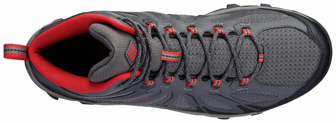 Columbia Men Grey PEAKFREAK XCRSN II XCEL MID OUTDRY Weatherproof Vintage Hiking Boots