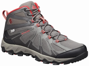 Columbia Men Grey PEAKFREAK XCRSN II XCEL MID OUTDRY Low Cut Vs Mid Hiking Boots