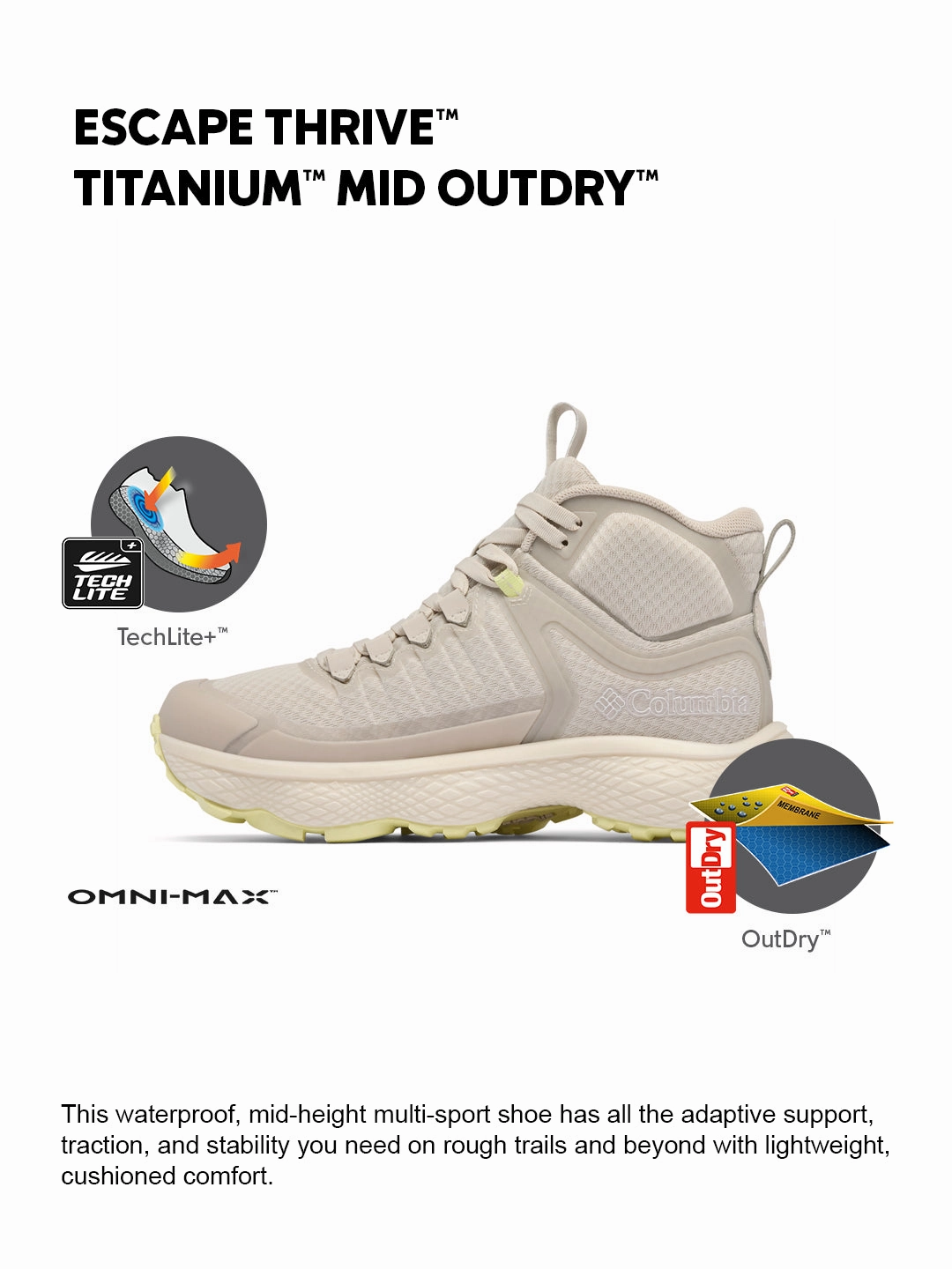 Best Salewa Hiking Boots Columbia Women Beige OmniMax Escape Thrive Titanium Waterproof Hiking and Trekking Shoes