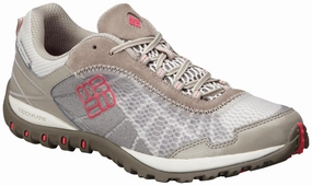 Columbia Women Beige Yama Swift Tie Hiking Boots To Backpack