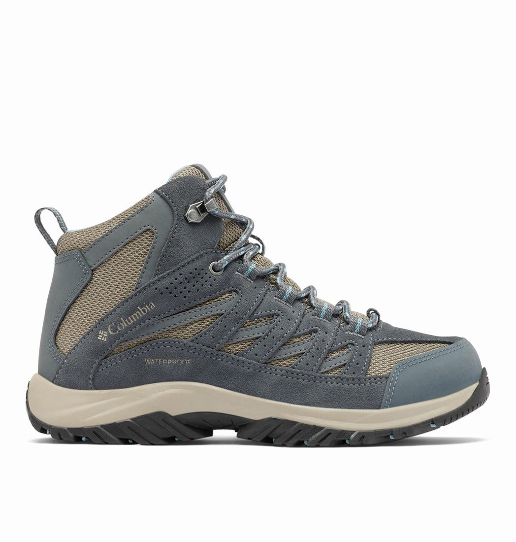 Columbia Women Black CRESTWOOD MID WATERPROOF Hiker Cold.rdy Hiking Boots