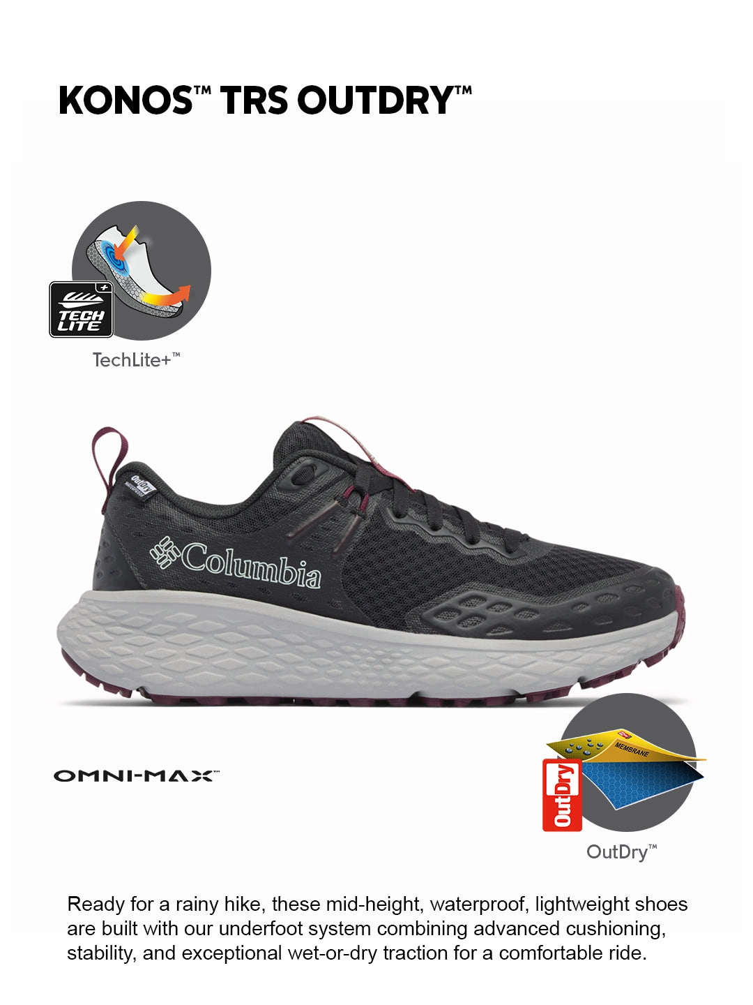 Timberland Chocorua Trail Hiking Boot Columbia Women Black OmniMax Konos TRS Waterproof Hiking and Trekking Shoes