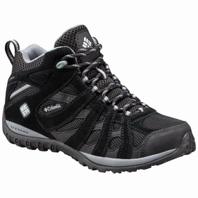Columbia Women Black REDMOND MID WATERPROOF Nicks Hiking Boots