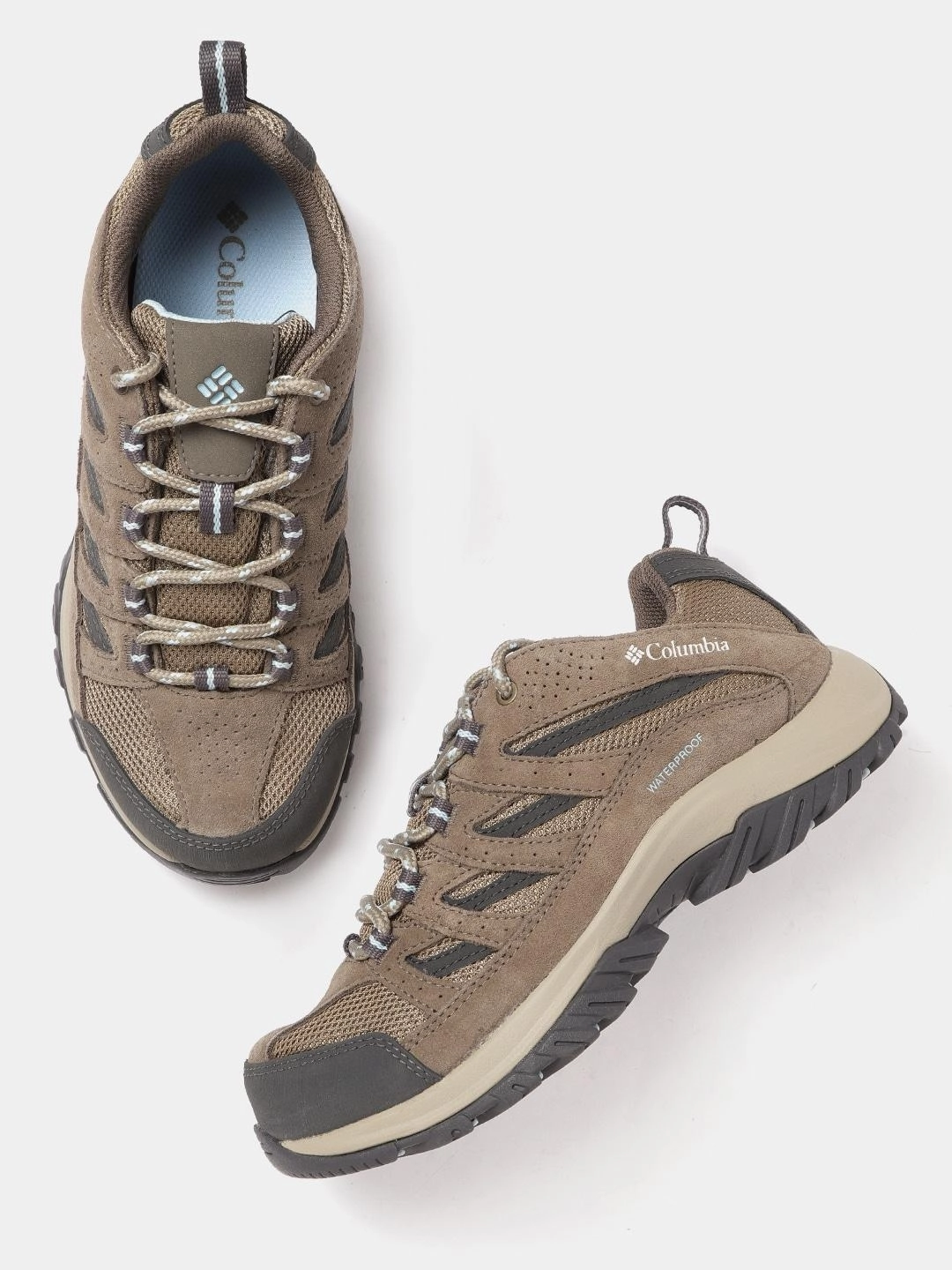 Columbia Women Brown CRESTWOOD WATERPROOF Merrell Phaser Peak Hiking Boots