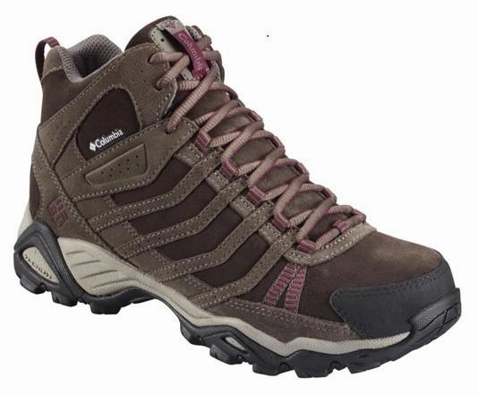 Hi-tec Hiking Boots Columbia Women Brown HELVATIA MID LEATHER WATERPROOF
