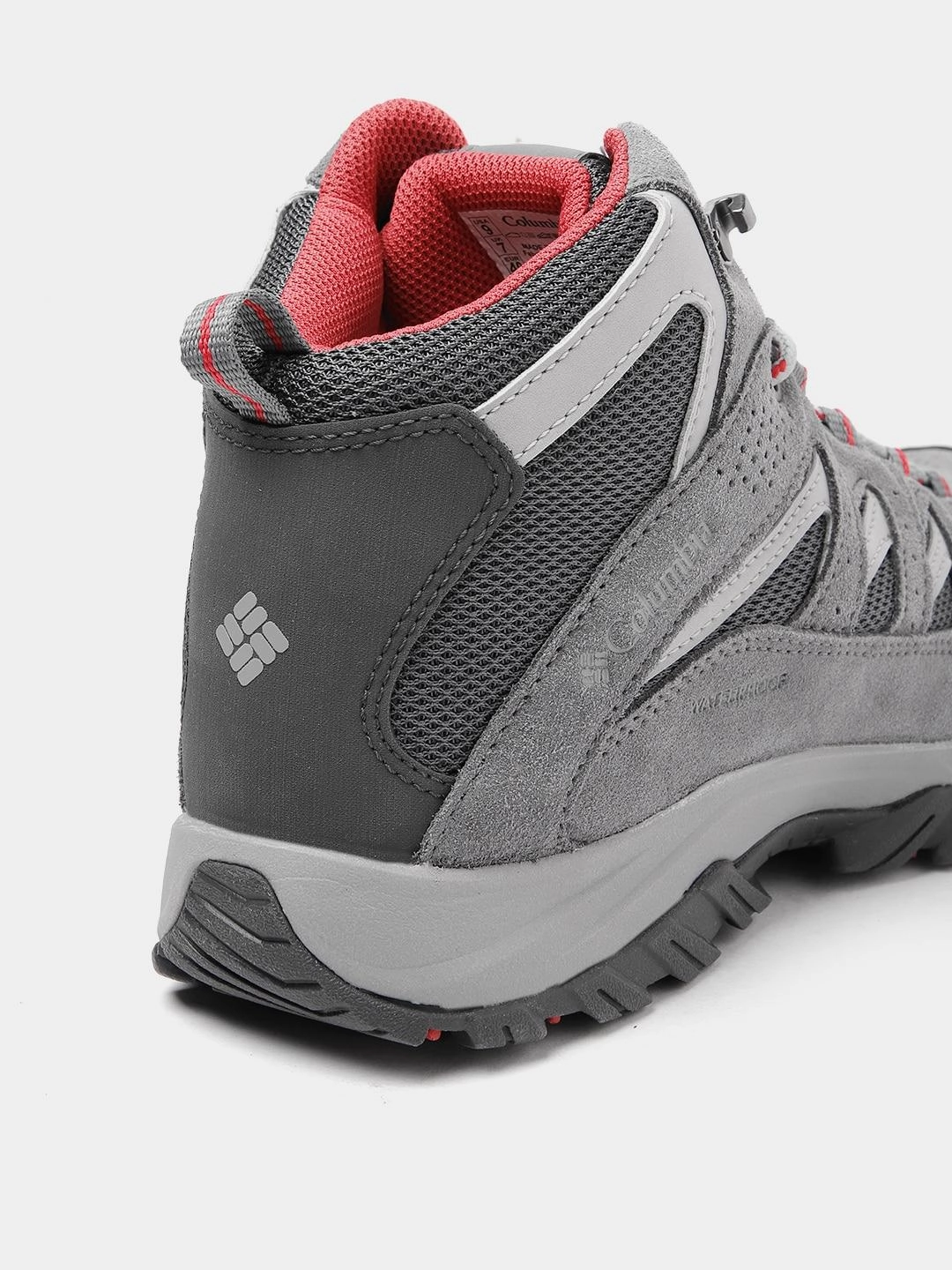 Columbia Women Grey CRESTWOOD MID WATERPROOF Waterproof Mid Hiking Boots