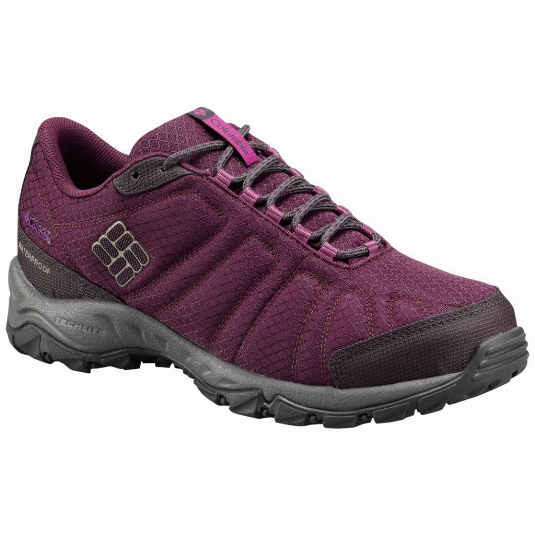 Columbia Women Purple FIRECAMP WATERPROOF On Cloud Hiking Boots