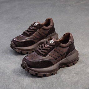 Women Retro Patchwork Leather Thick Soled Casual Shoes Originals Sl 72 Rs Casual