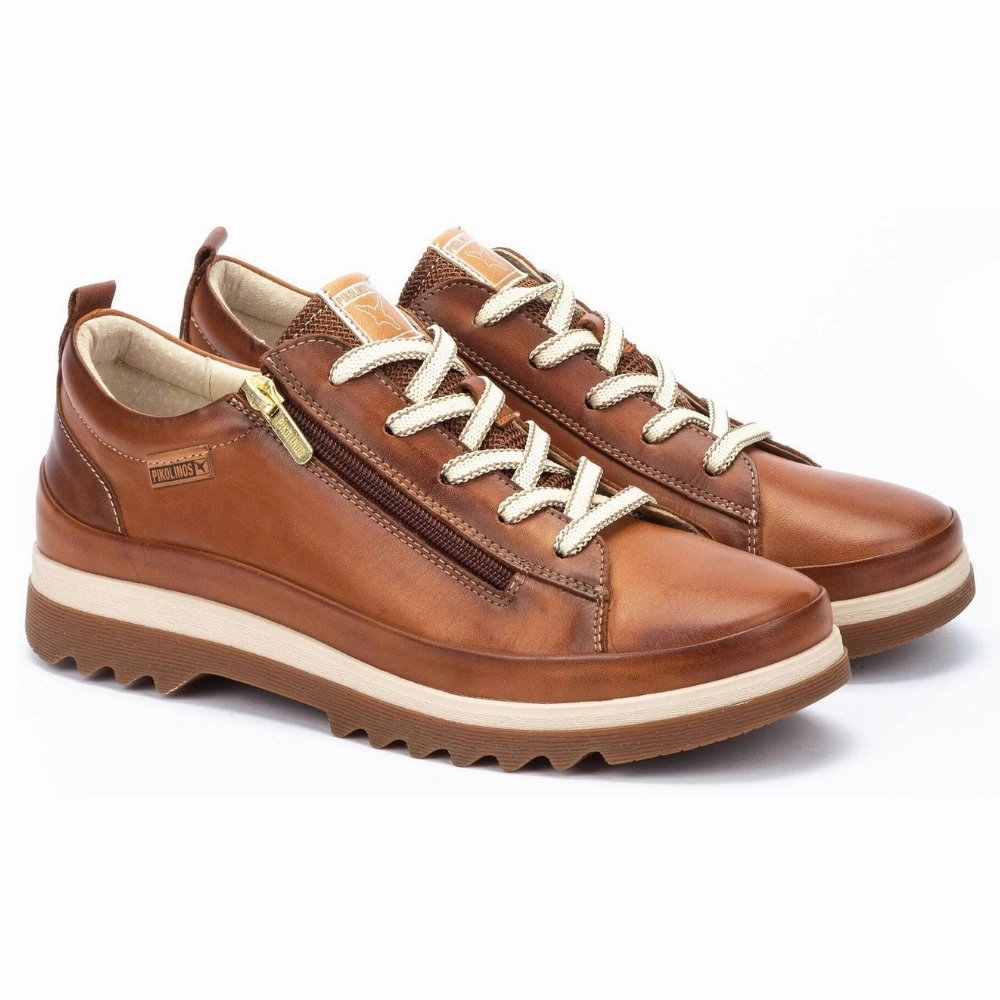 Casual Loafers Pikolinos Vigo Brandy Leather Shoe (Women's)