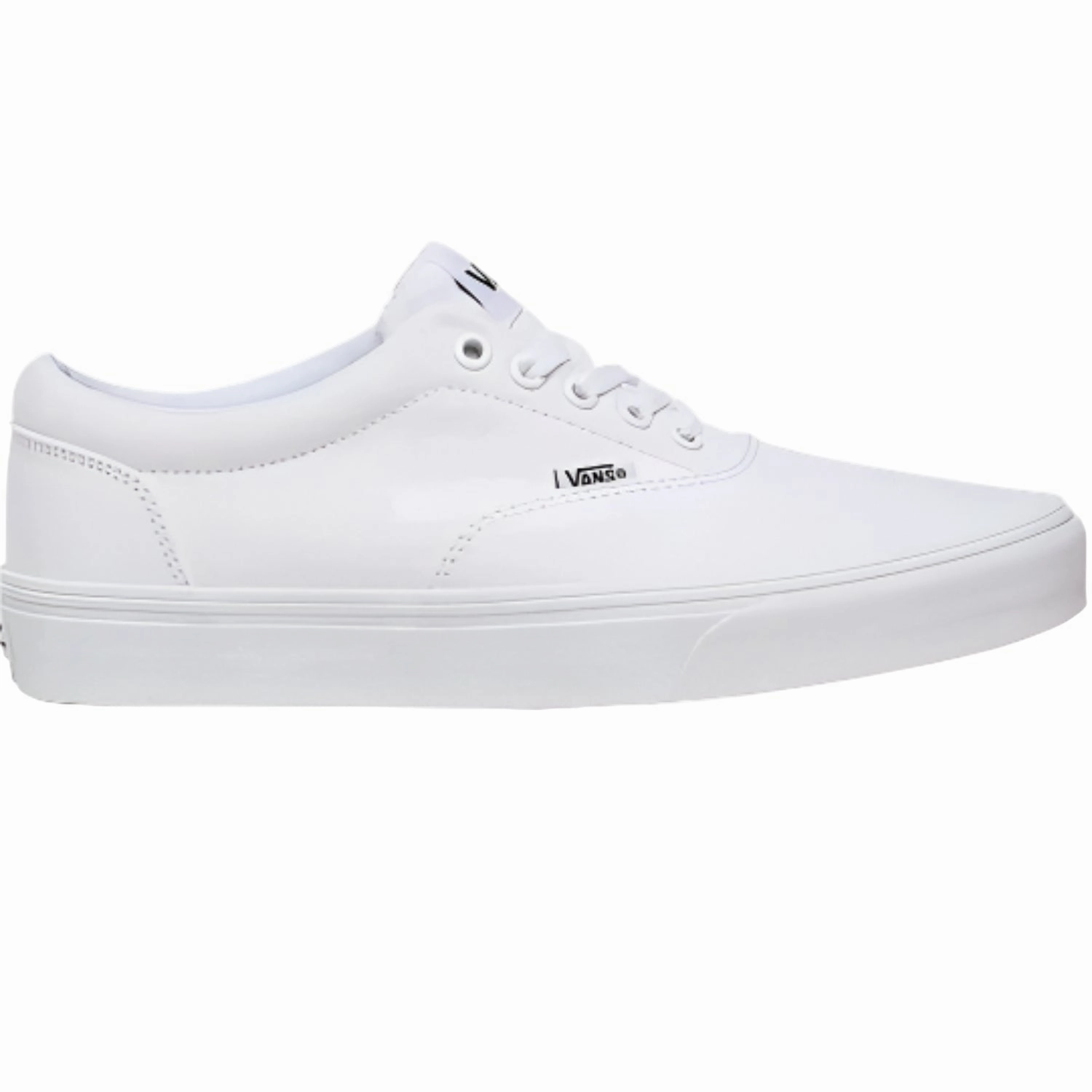 Vans Doheny Men's Triple White Low-Top Canvas Skate Sneakers Narrow Width Casual Shoes