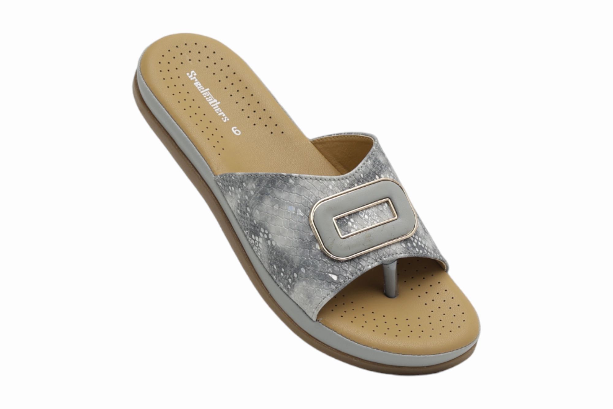 Plus Size Flat Shoes Comfort Ladies Chappal 41026