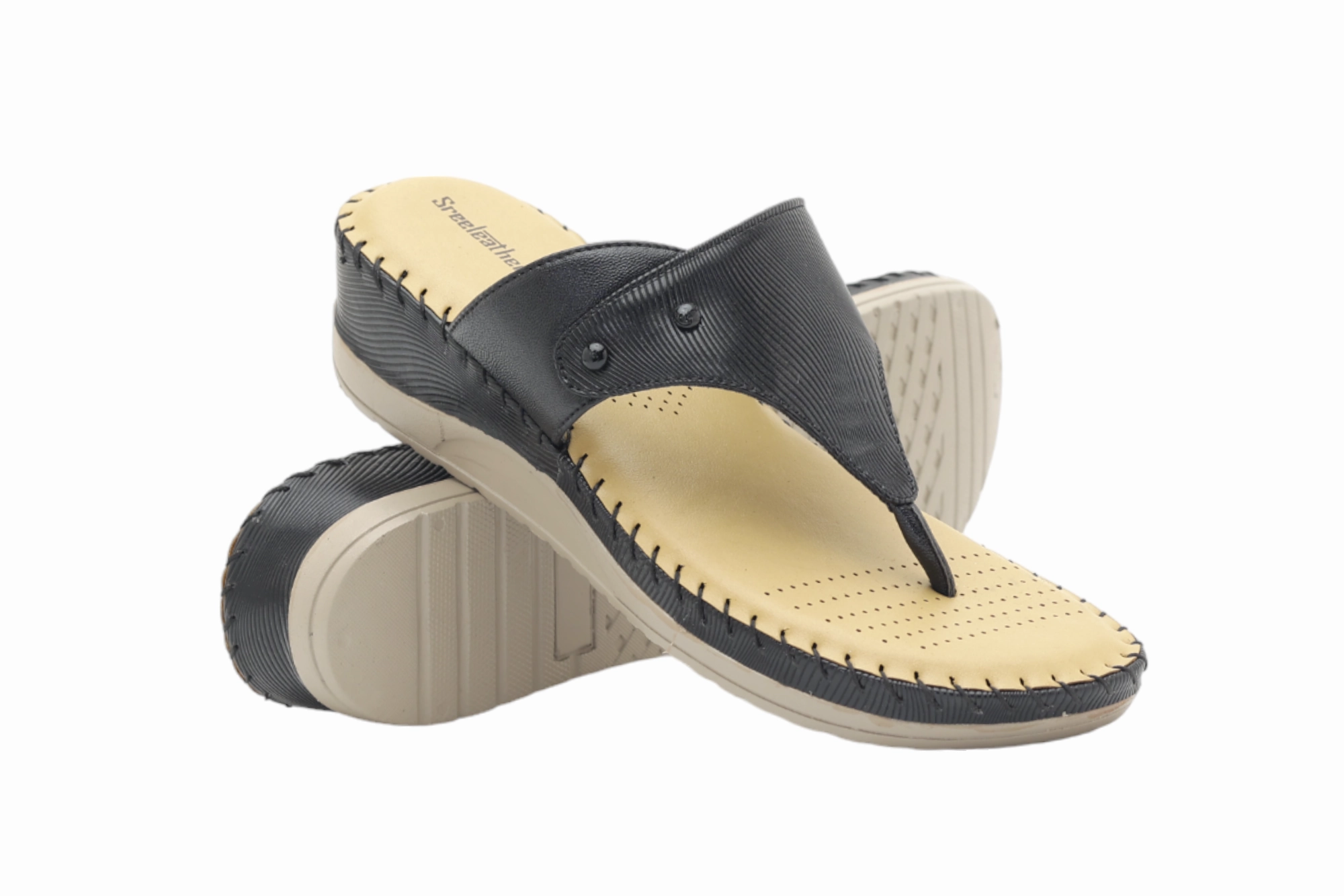 Comfort Ladies Chappal 41043 Flat Earth Shoes Meme