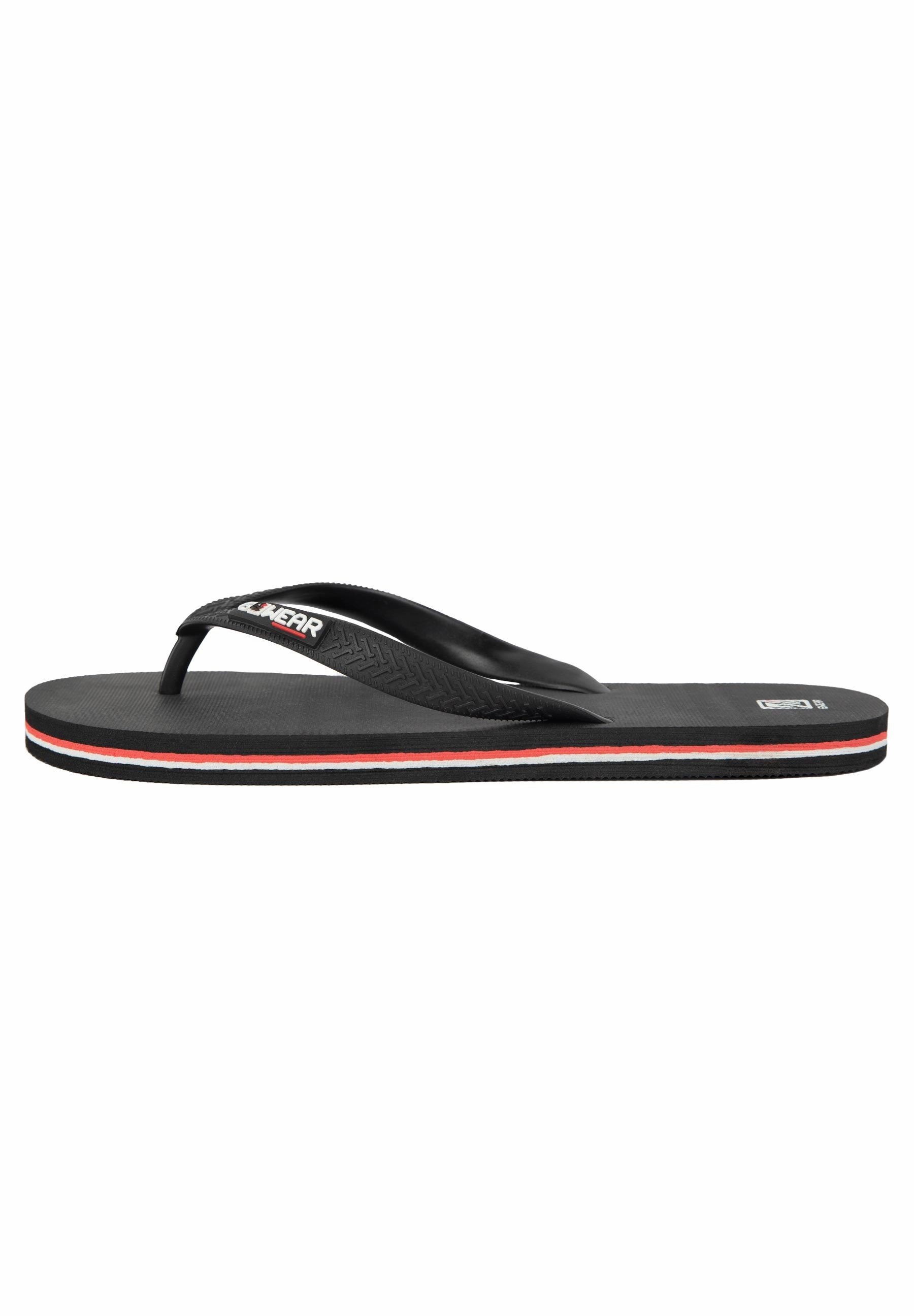 Female Leather Flip Flops GWEAR Flip Flops - Black