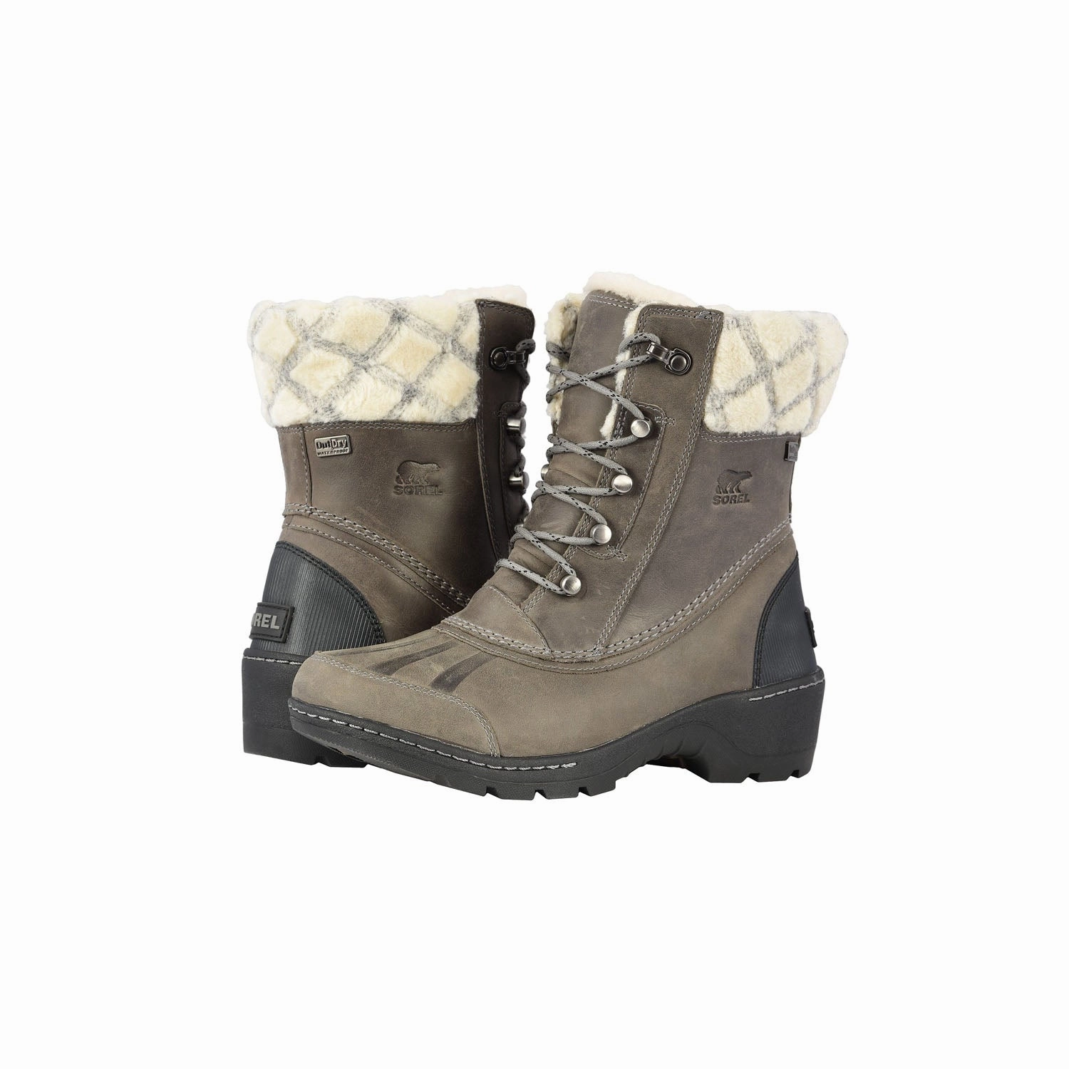 SOREL Whistler Mid Women | Quarry / Black (1809081) Comfortable Ski Boots