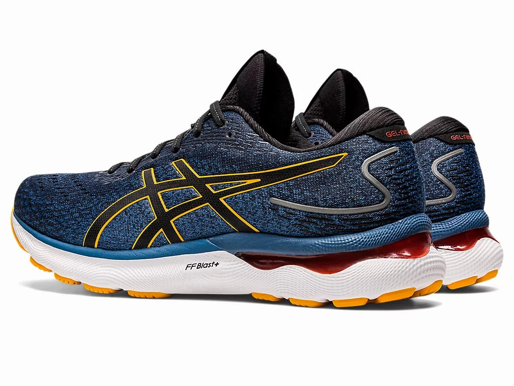 Asics Shoes Sale ASICS Men's GEL-NIMBUS 24 (Azure/Amber)